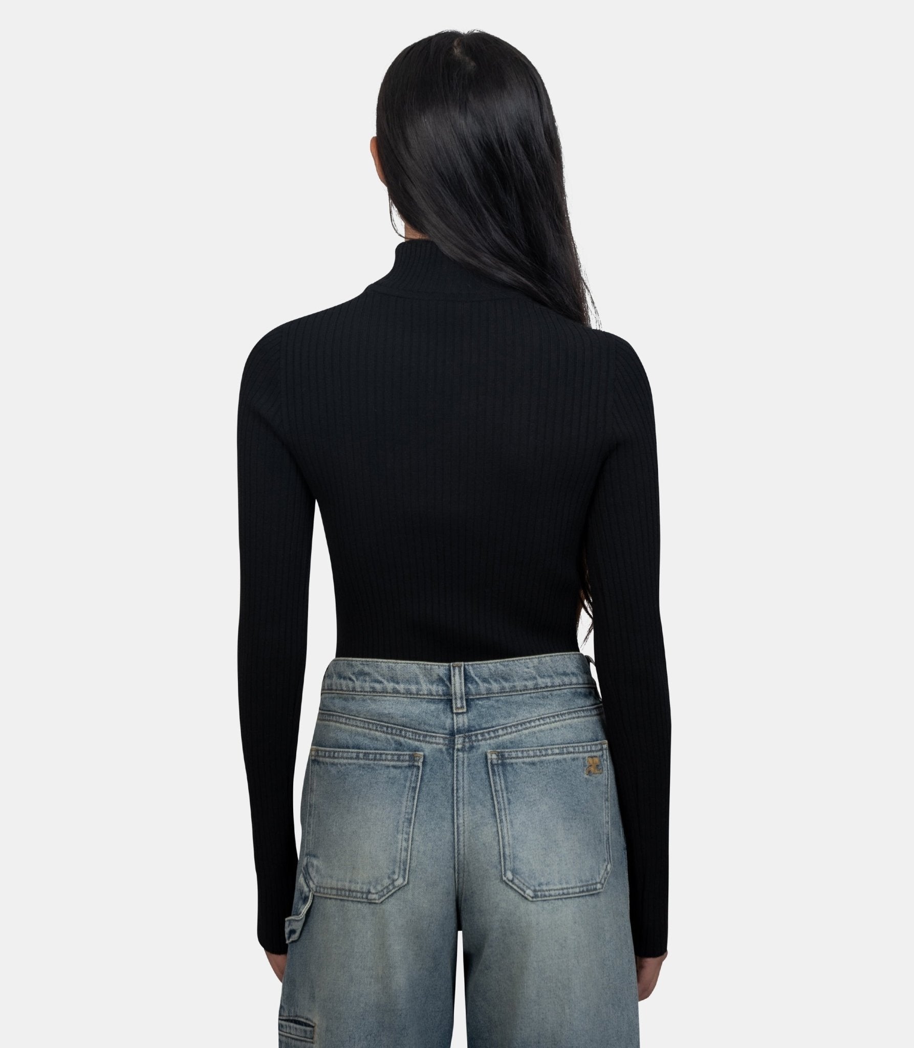 Maille col roulé reedition - PERMPU022FI0001-9999-XS - Courrèges