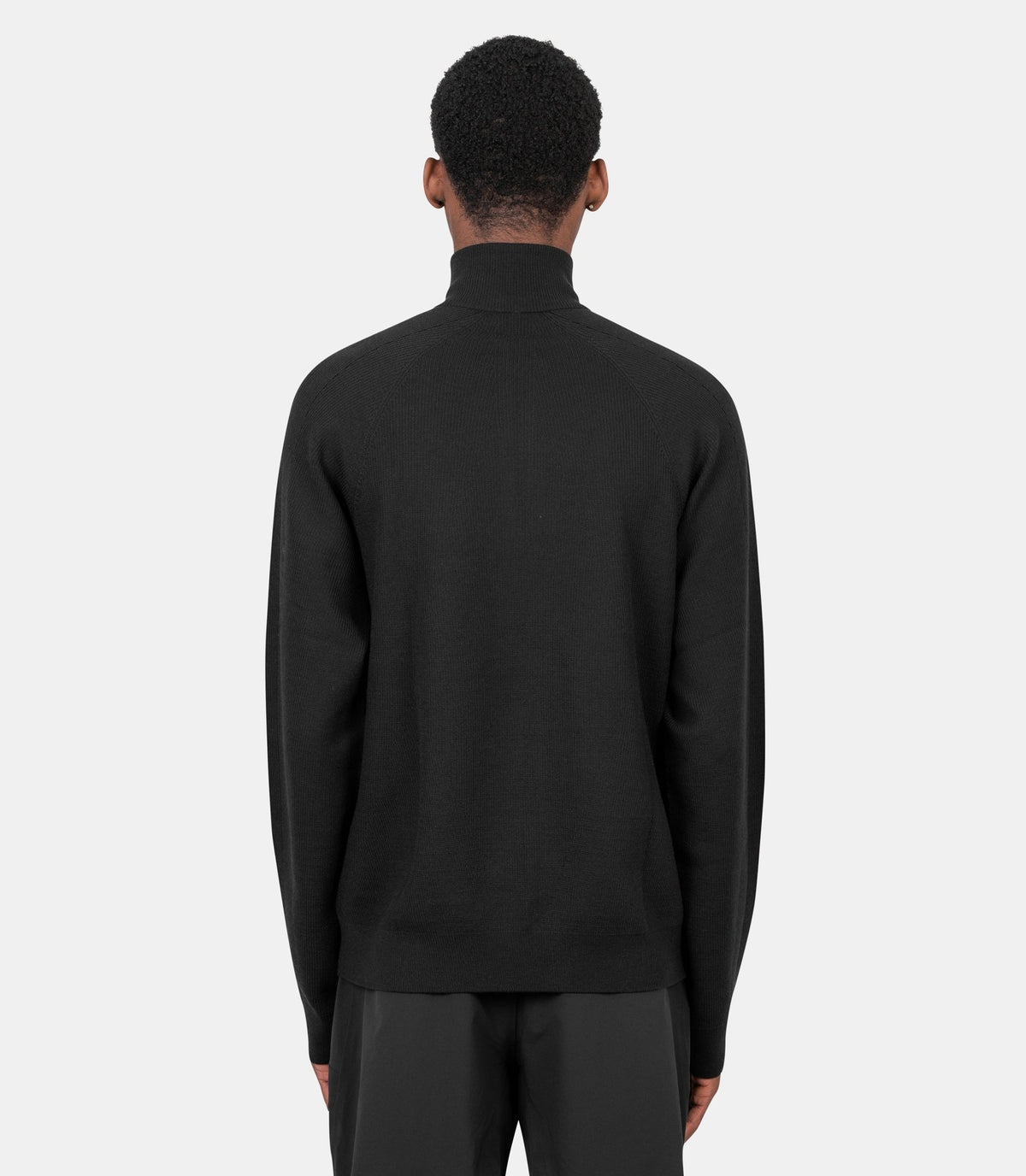 Maille conic wool half zip-X000010798-BLACK-M-Veilance