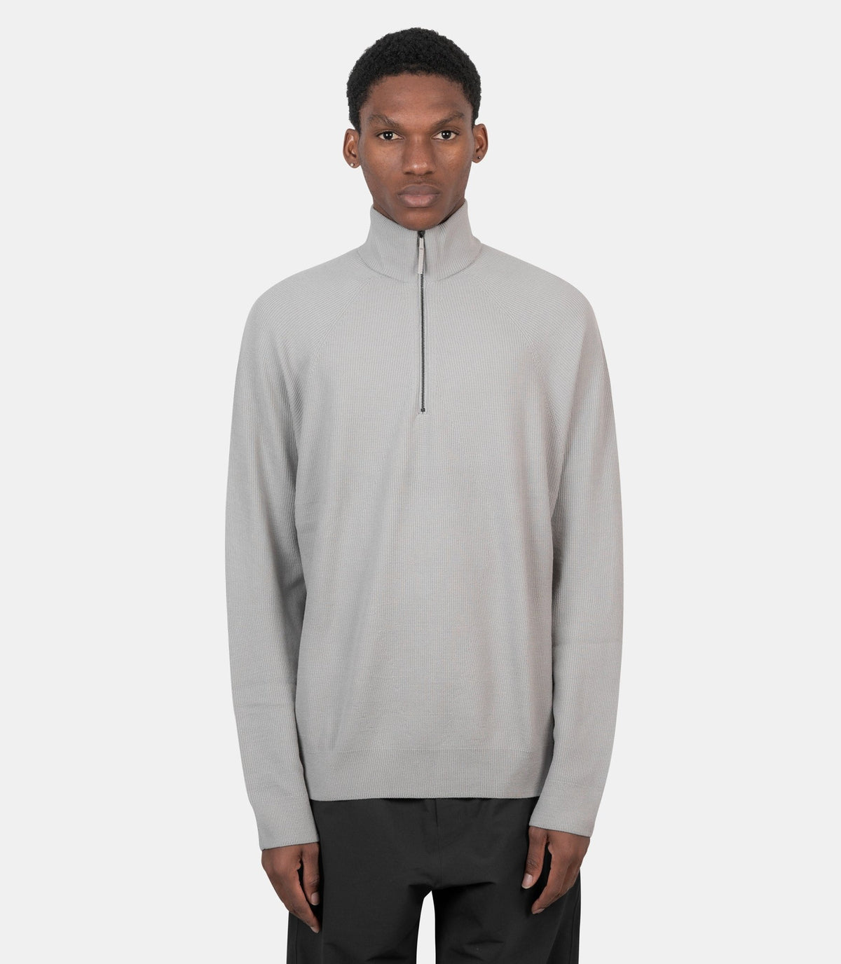 Maille conic wool half zip-X000010798-SILKSTONE-M-Veilance