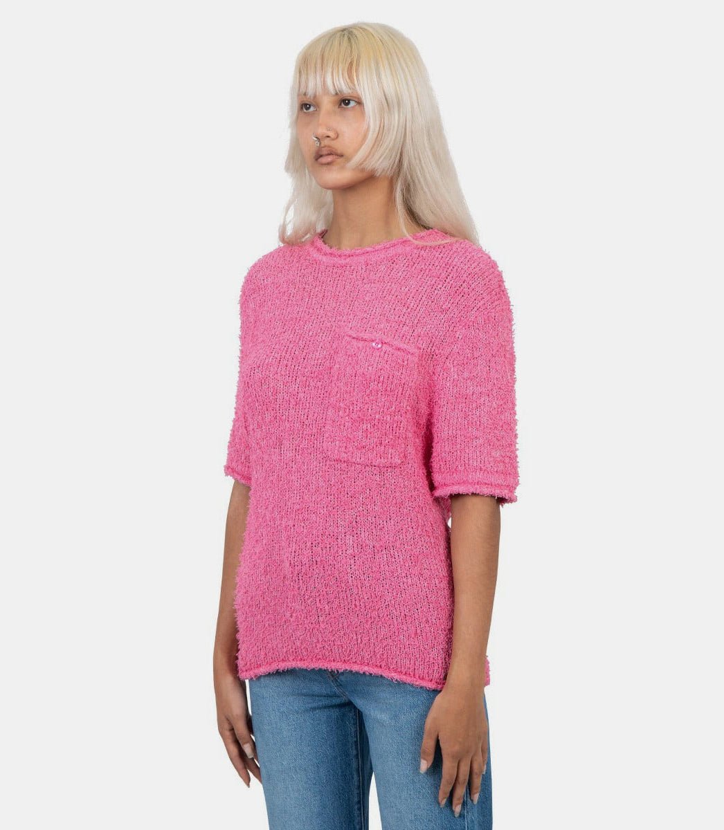 Maille manches courtes azaleaVOL21172 - PINK - FW23 - SHouse of sunny