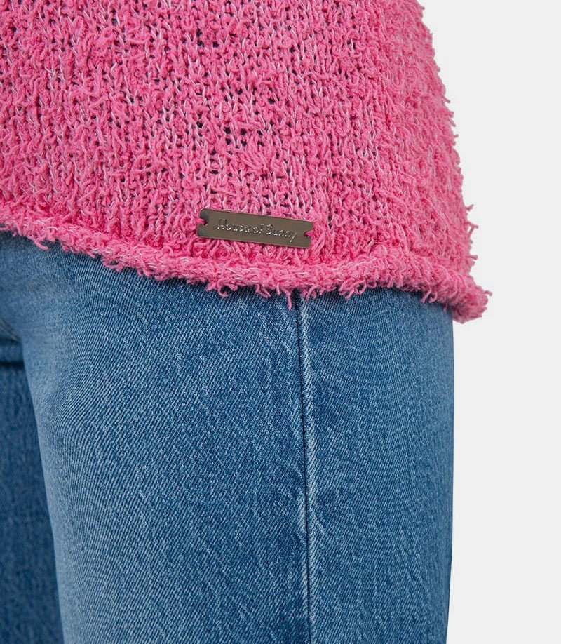 Maille manches courtes azaleaVOL21172 - PINK - FW23 - SHouse of sunny