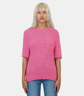 Maille manches courtes azaleaVOL21172 - PINK - FW23 - SHouse of sunny