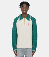 Maille texturée zippéeMPS25 - KW - 820 - 01 - LCasablanca