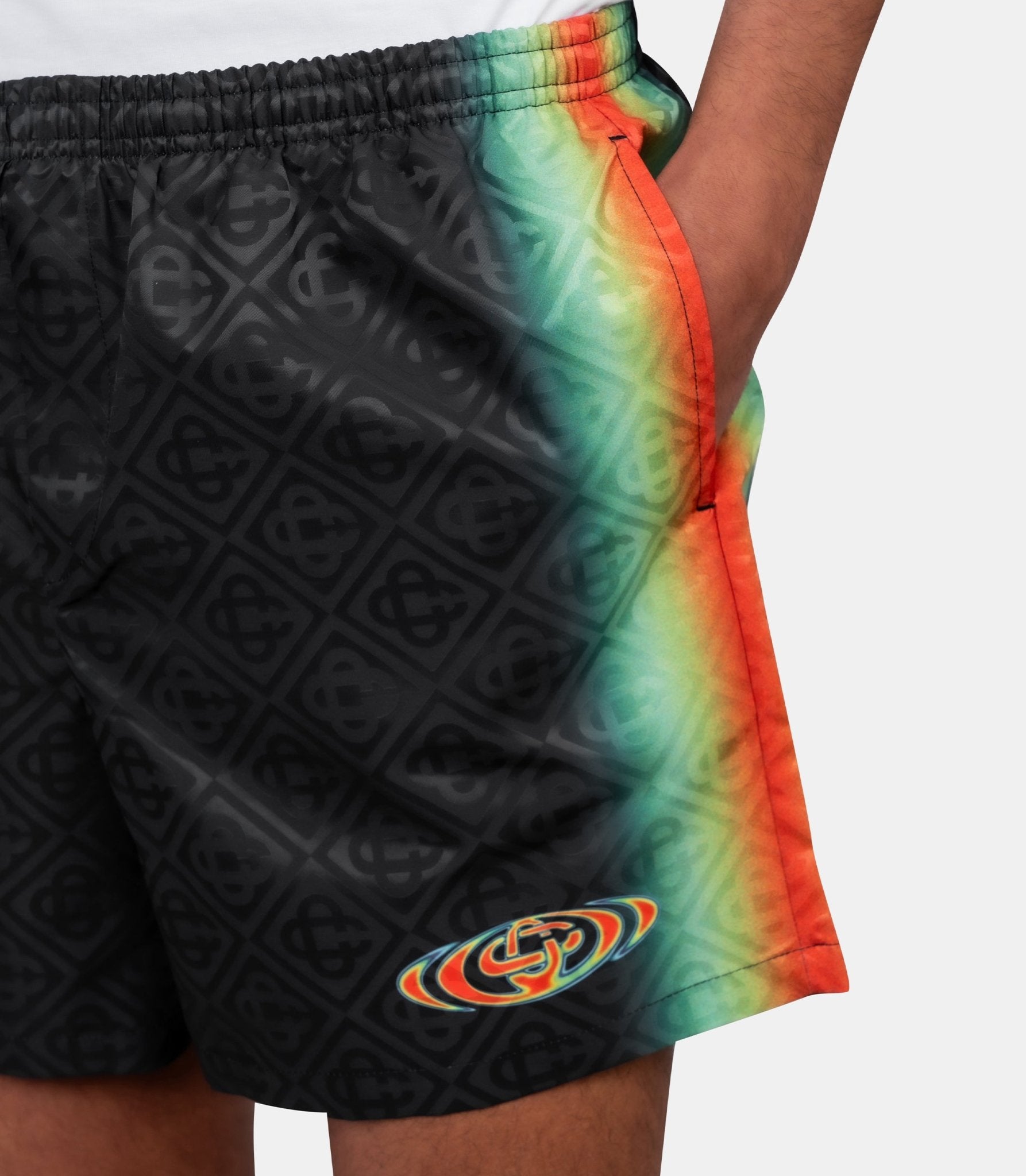 Maillot de bain imprimé monogram - M-SP26-TR-224-01-S - Casablanca