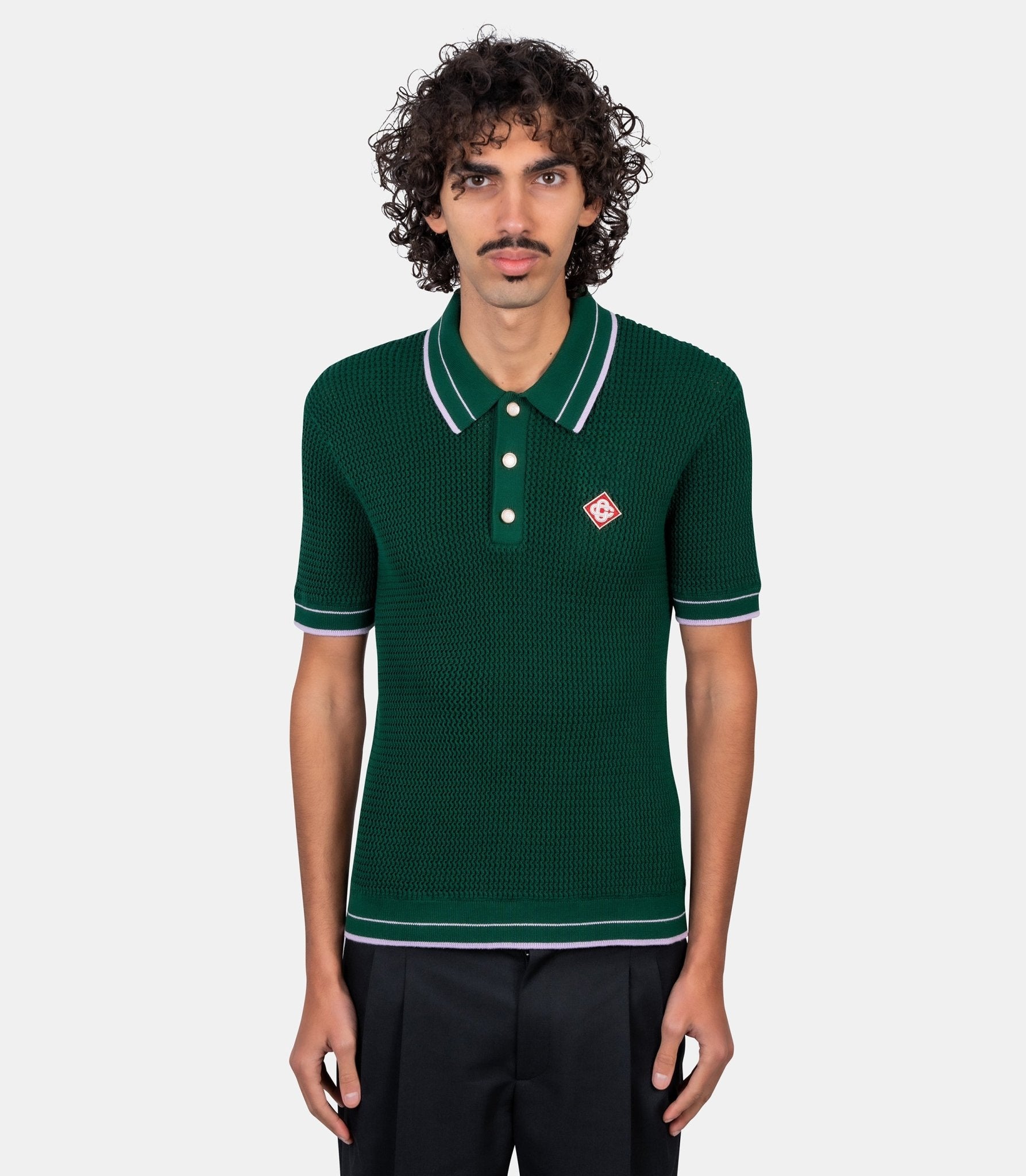 Mini polo en crochet - M-SS26-KW-1296-01-M - Casablanca