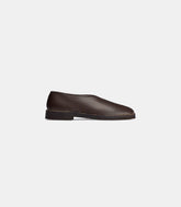 Mocassins piped en cuir grainé - FO0292-LL205-BR449-41 - Lemaire