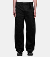 Pantalon à ceinture torsadé - PA326-LD1055-BK999-S - Lemaire