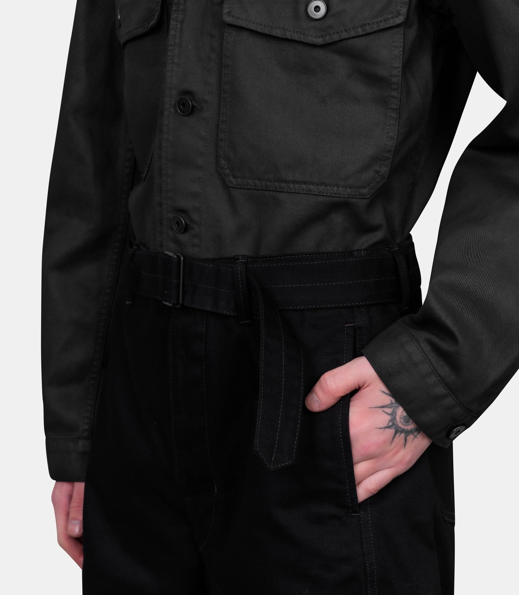 Pantalon à ceinture torsadé - PA326-LD1055-M - Lemaire