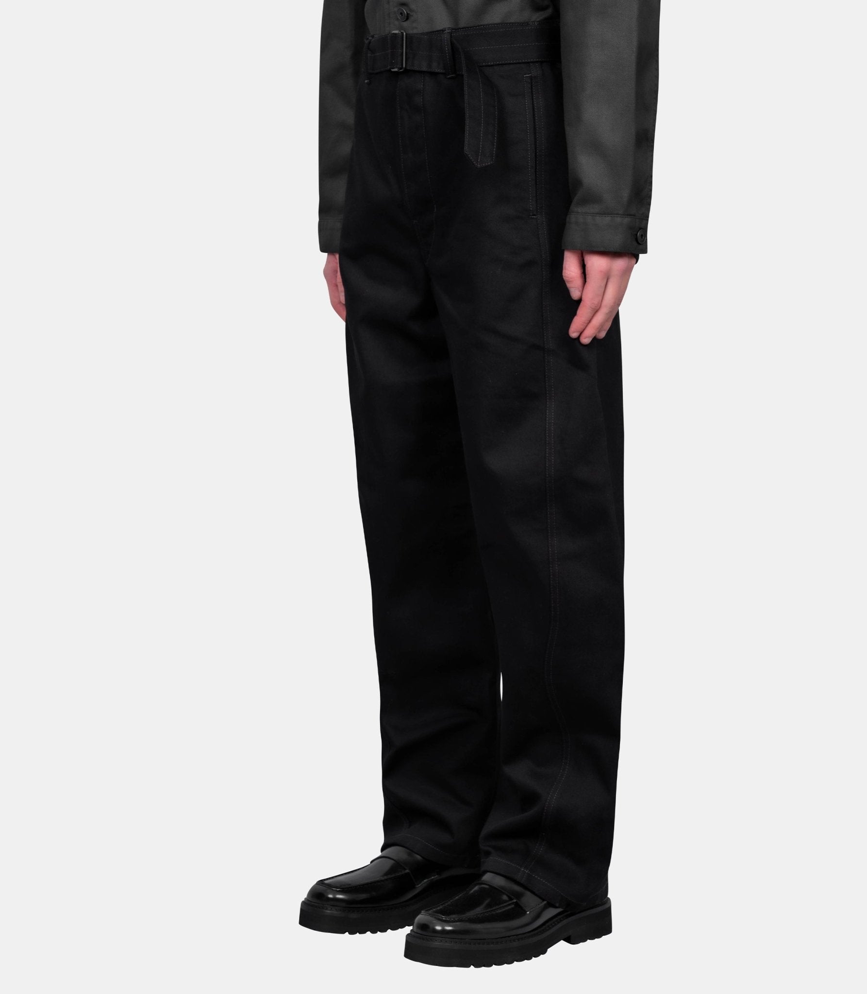 Pantalon à ceinture torsadé - PA326-LD1055-M - Lemaire