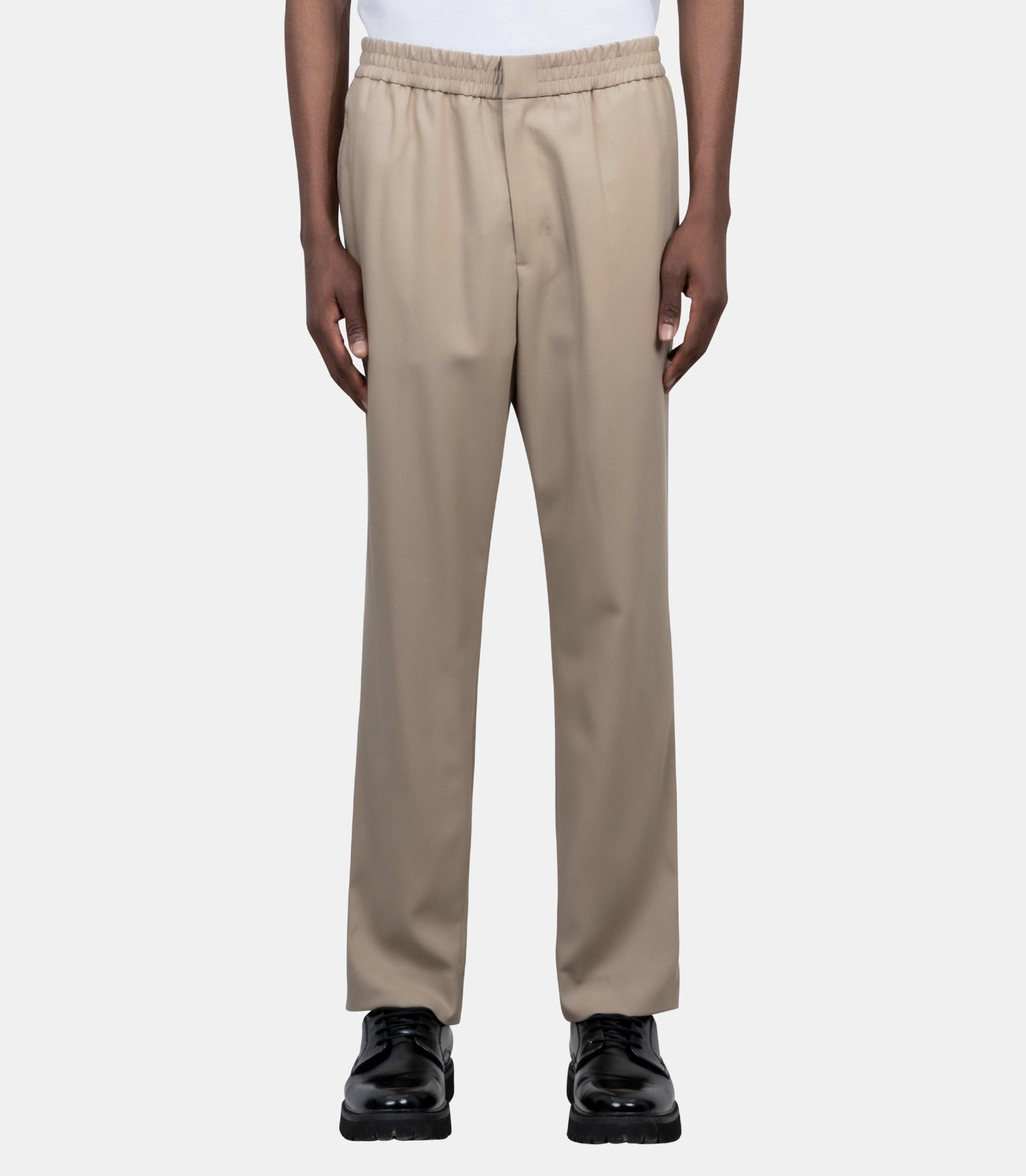 Pantalon à taille élastique - HTR226.WV0194.A036-S - Ami paris