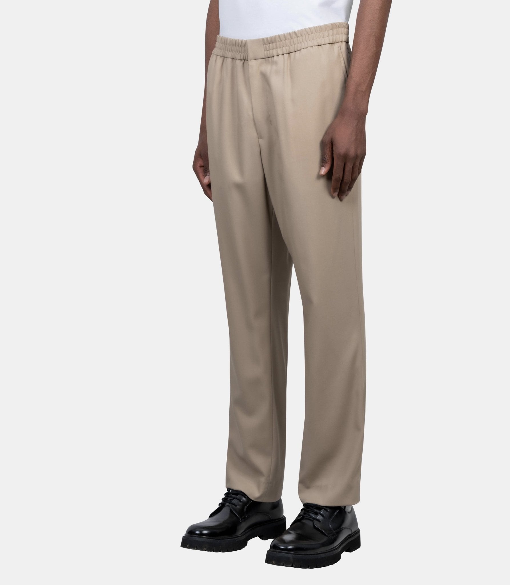 Pantalon à taille élastique - HTR226.WV0194.A036-S - Ami paris