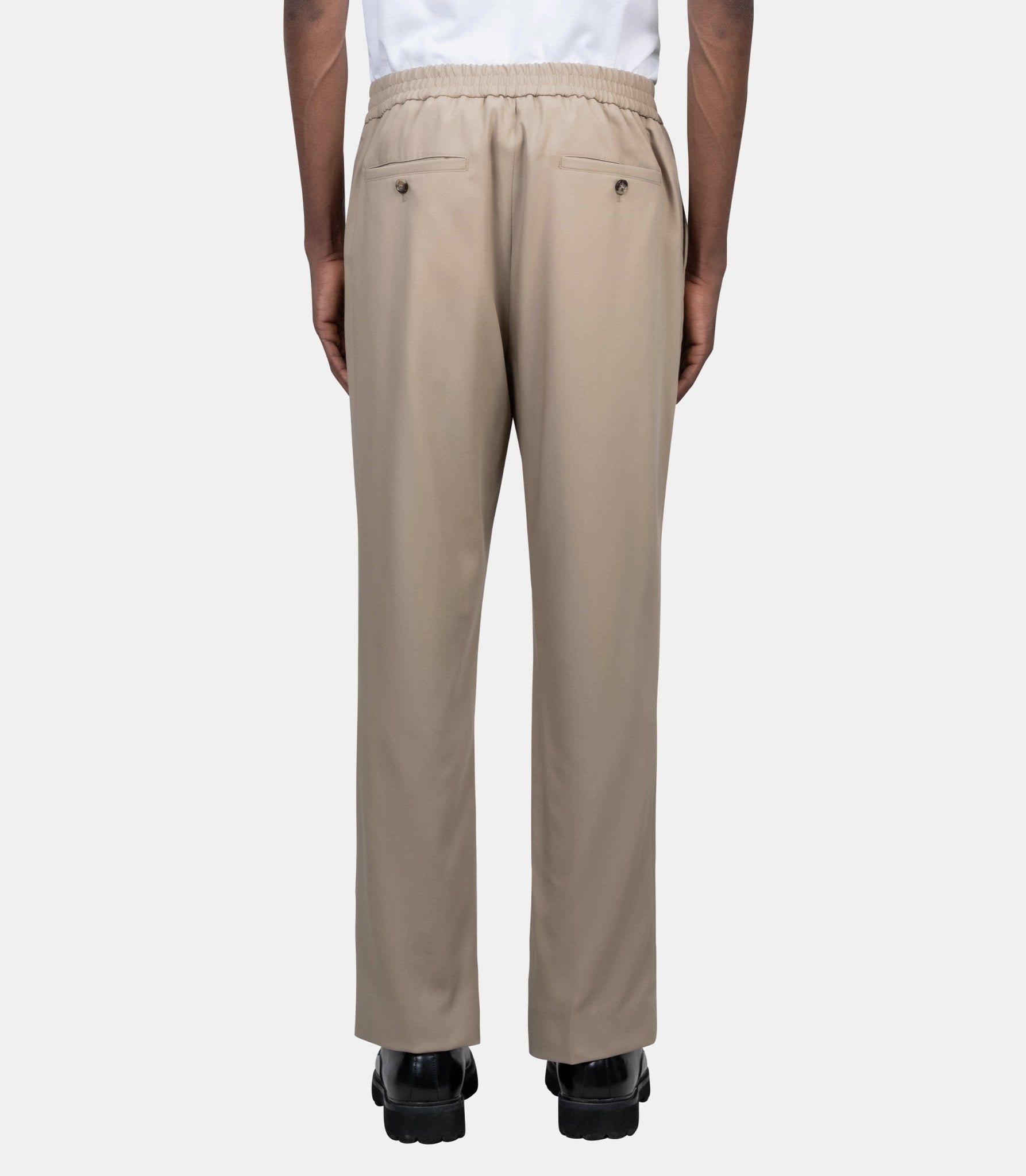 Pantalon à taille élastique - HTR226.WV0194.A036-S - Ami paris