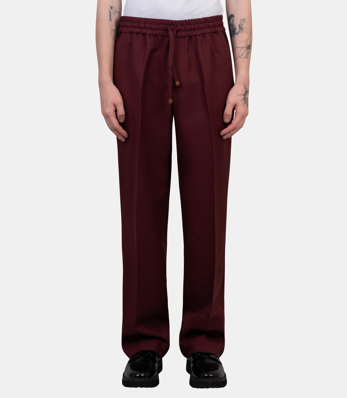 Pantalon à taille élastique-M-BP191-PL186-BY-XS-Drôle de monsieur