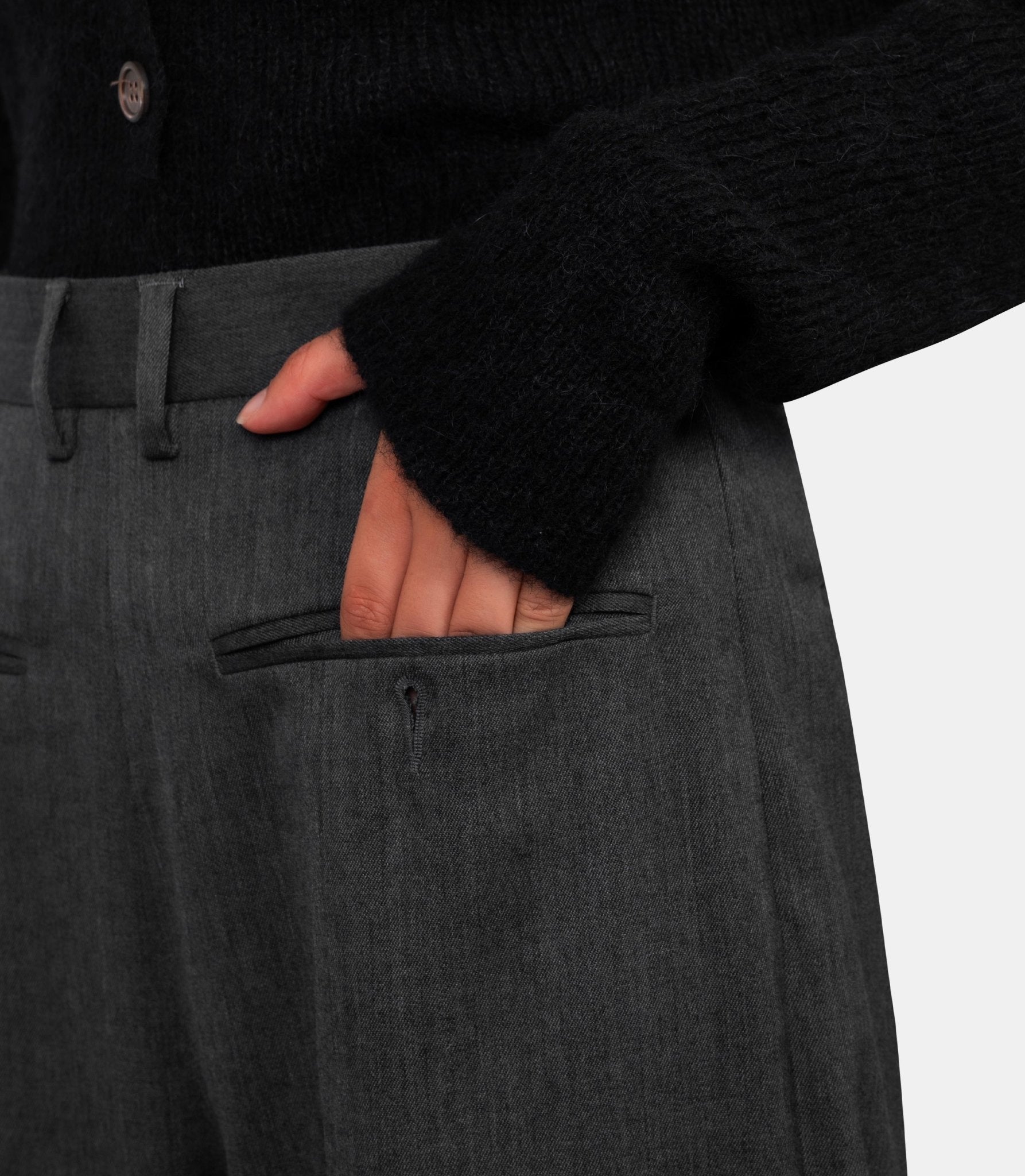 Pantalon ajusté - S52KA0538 - S47848 - 860M - 38 - Mm6 maison margiela