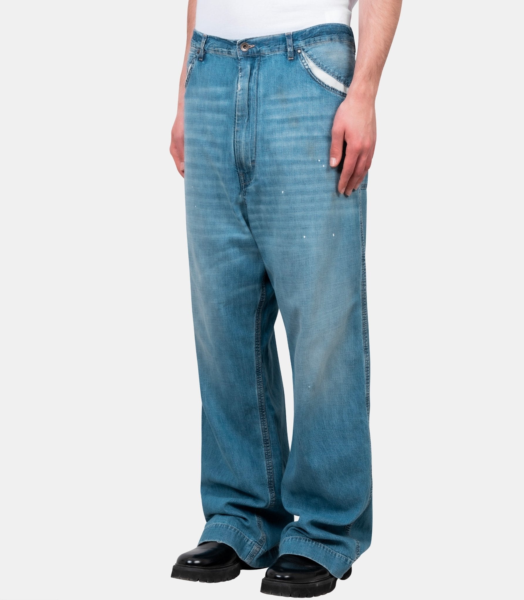 Pantalon ample - S50KA0711-M30021-963-46 - Maison margiela