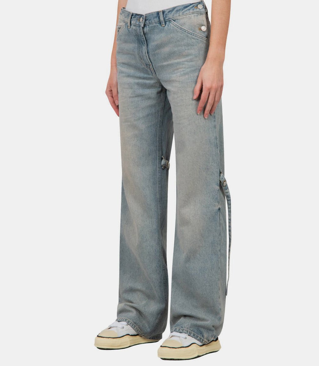 Pantalon baggy sailor124DPA214DE0016 - 7011 - SS24 - 36Courrèges