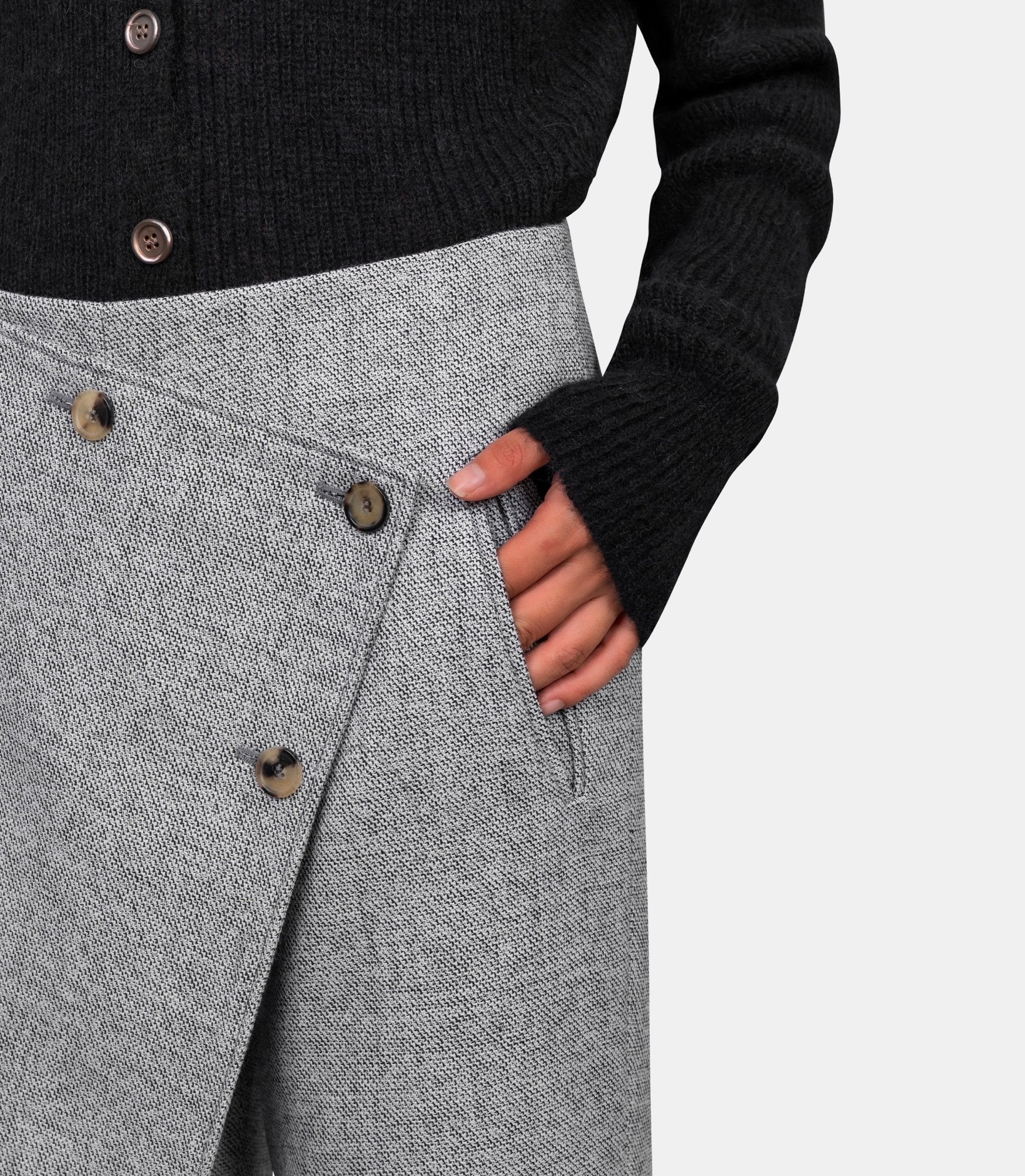 Pantalon caviar - 425CPA445WO0150 - 0098 - 36 - Courrèges
