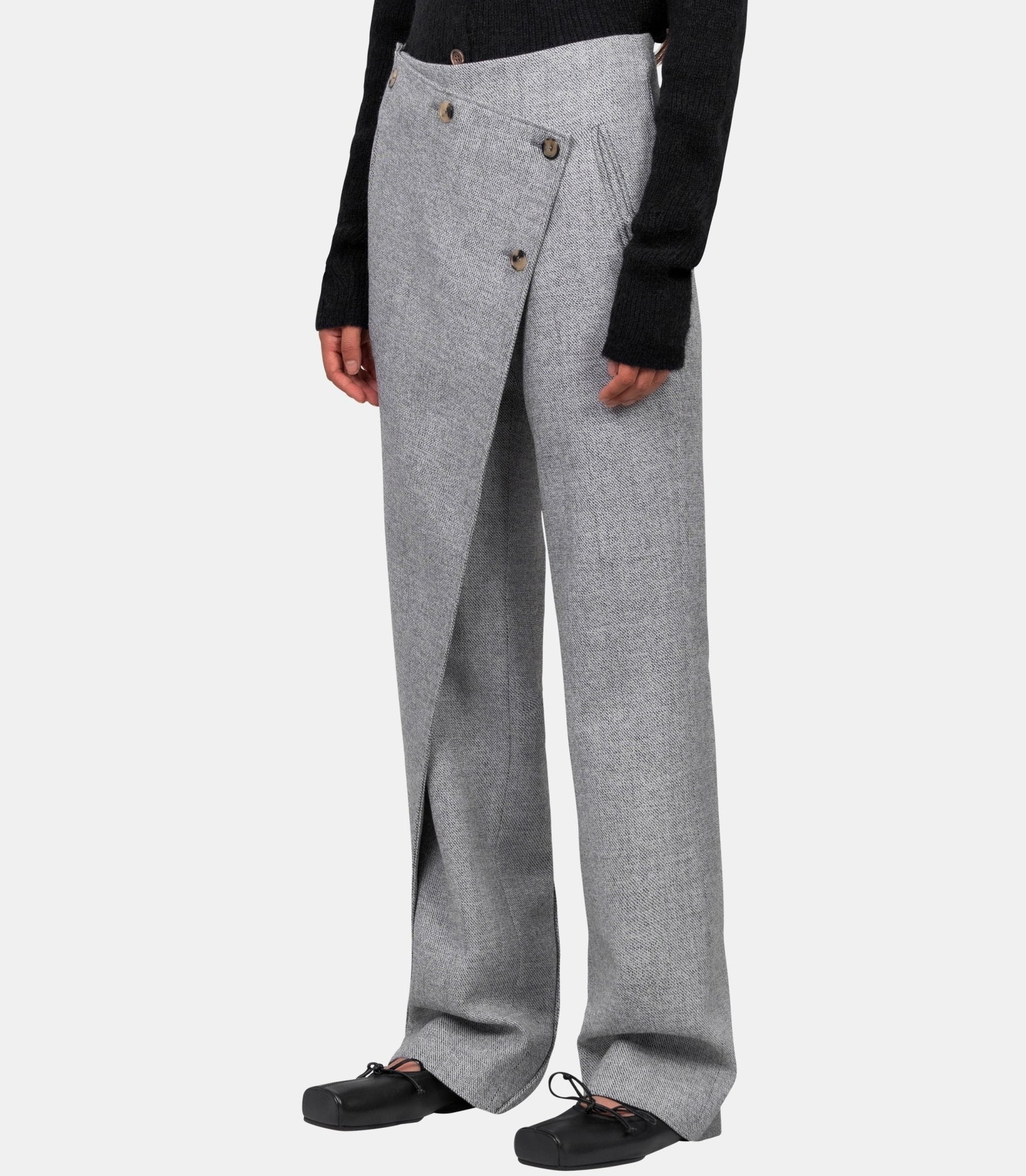 Pantalon caviar - 425CPA445WO0150 - 0098 - 36 - Courrèges