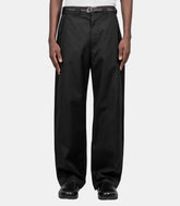 Pantalon centipede buckle - YBMW044FA41-BLK0001-S - Roa