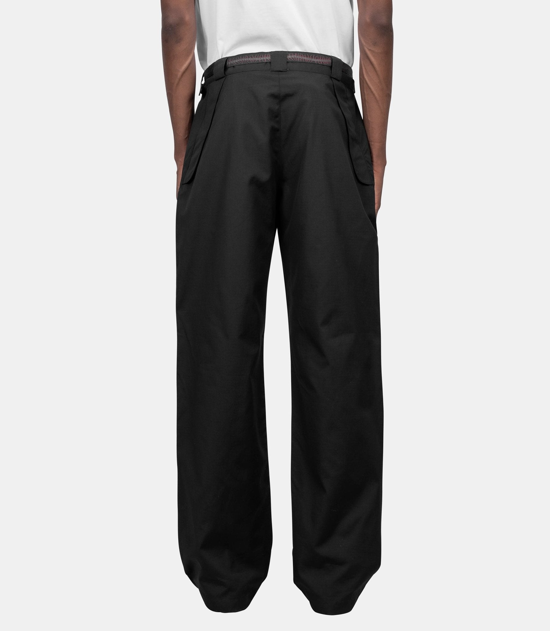 Pantalon centipede buckle - YBMW044FA41-BLK0001-S - Roa