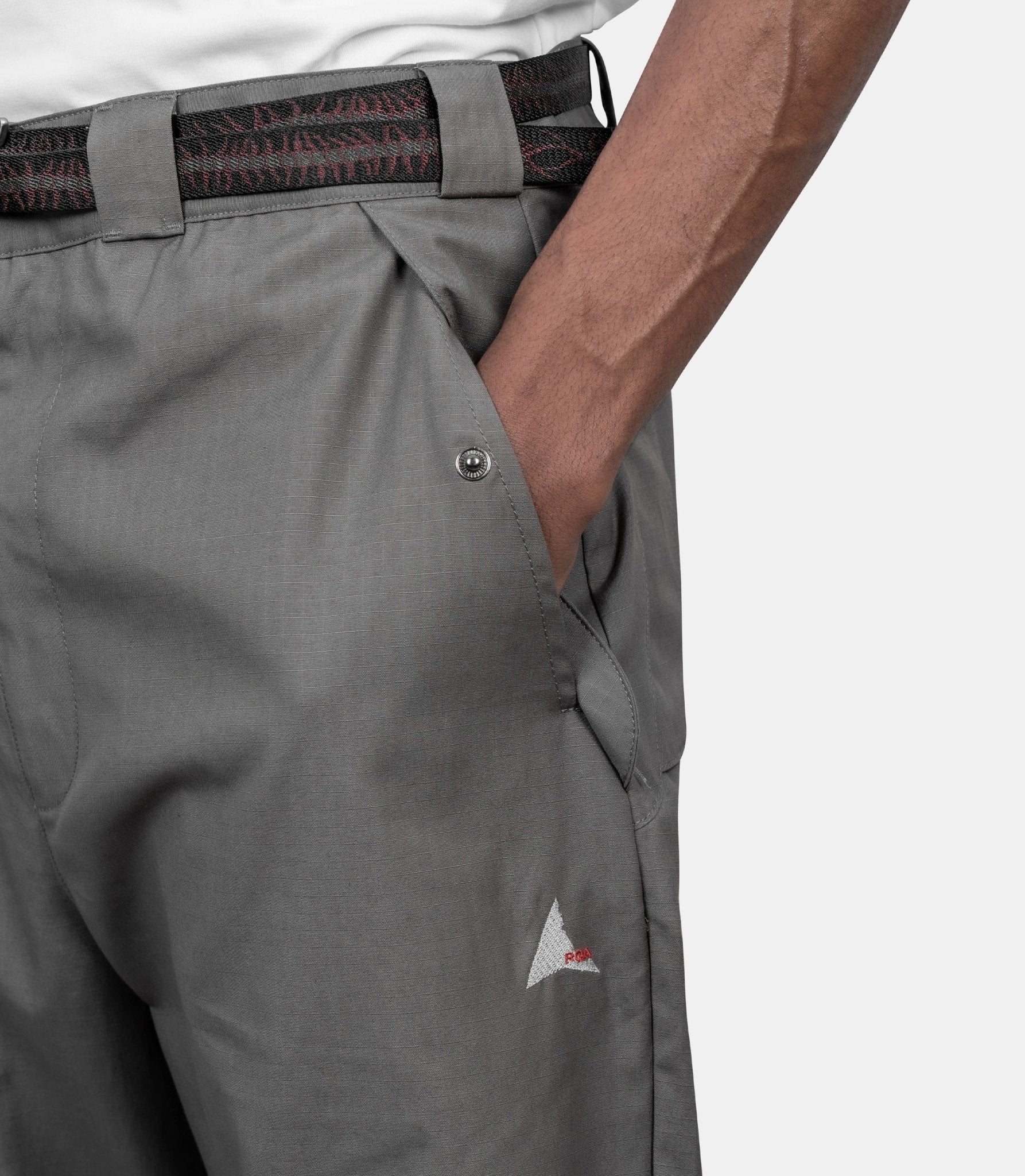 Pantalon centipede buckle - YBMW044FA41-GRY0001-S - Roa