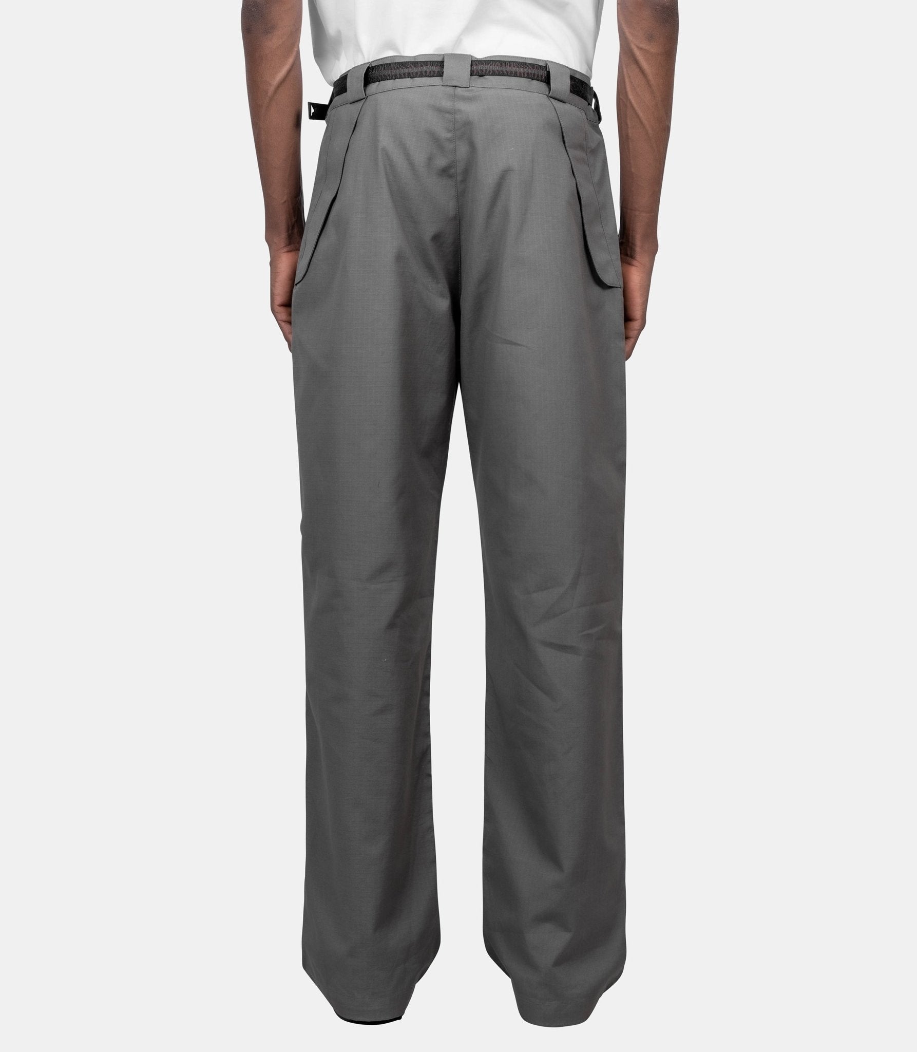 Pantalon centipede buckle - YBMW044FA41-GRY0001-S - Roa