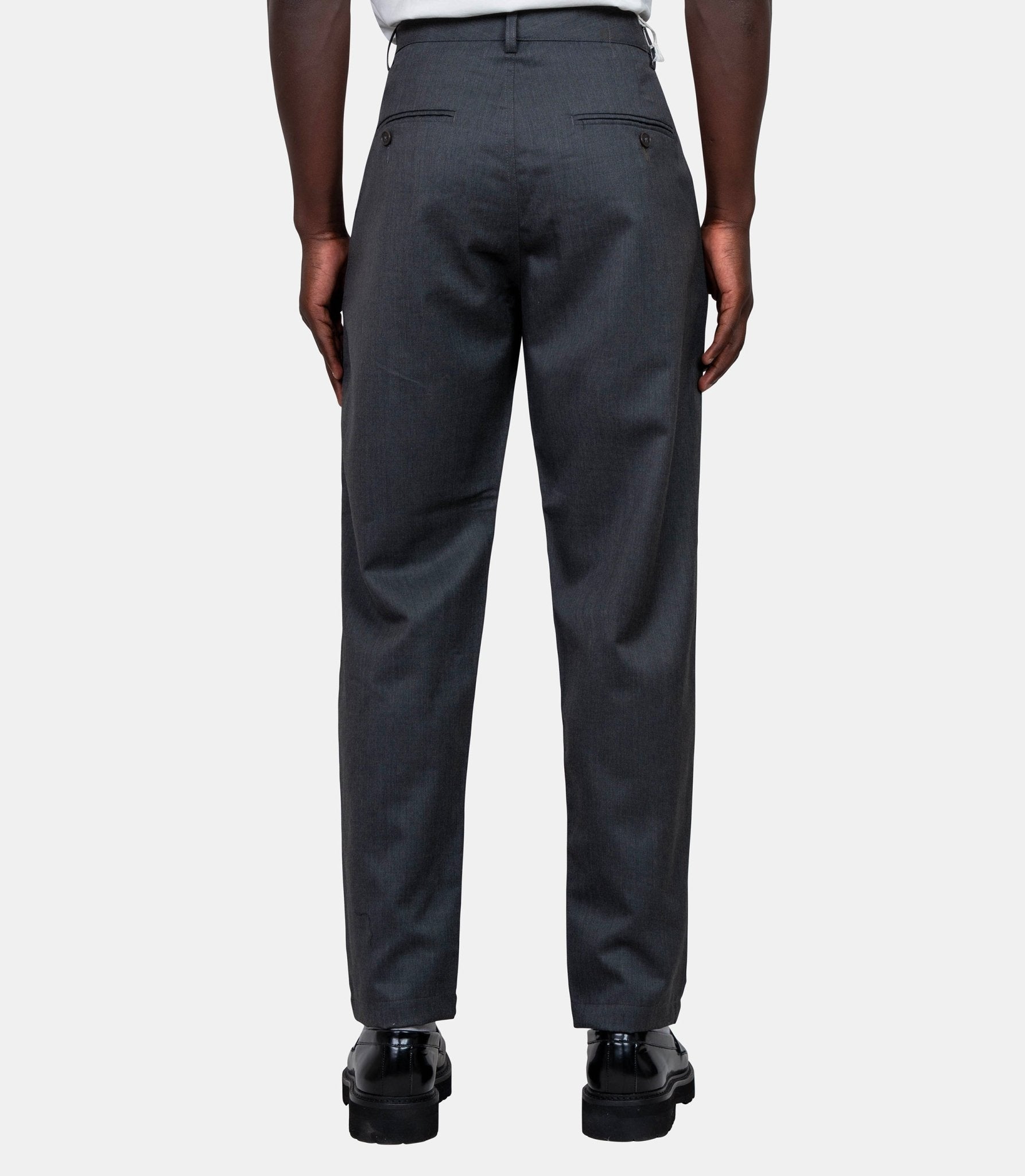 Pantalon chino militaire - 33143 - charcoal - 28 - Universal works.