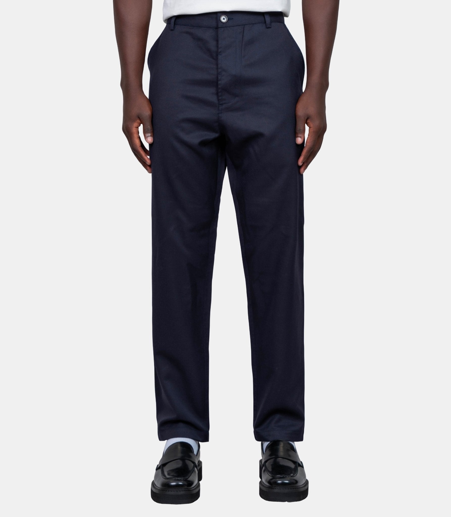 Pantalon chino militaire - 33143 - navy - 28 - Universal works.