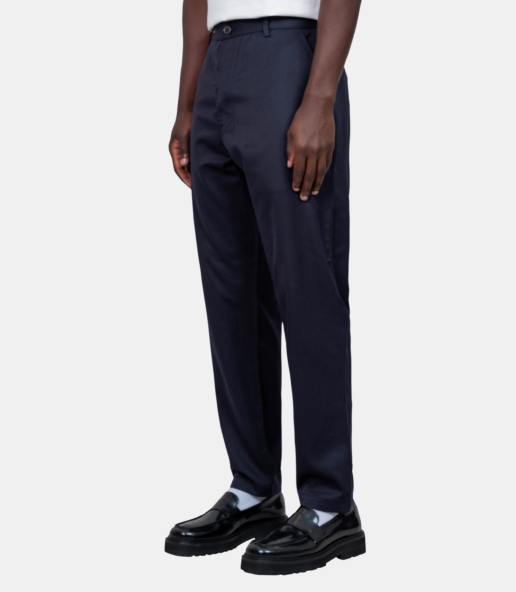 Pantalon chino militaire - 33143 - navy - 28 - Universal works.