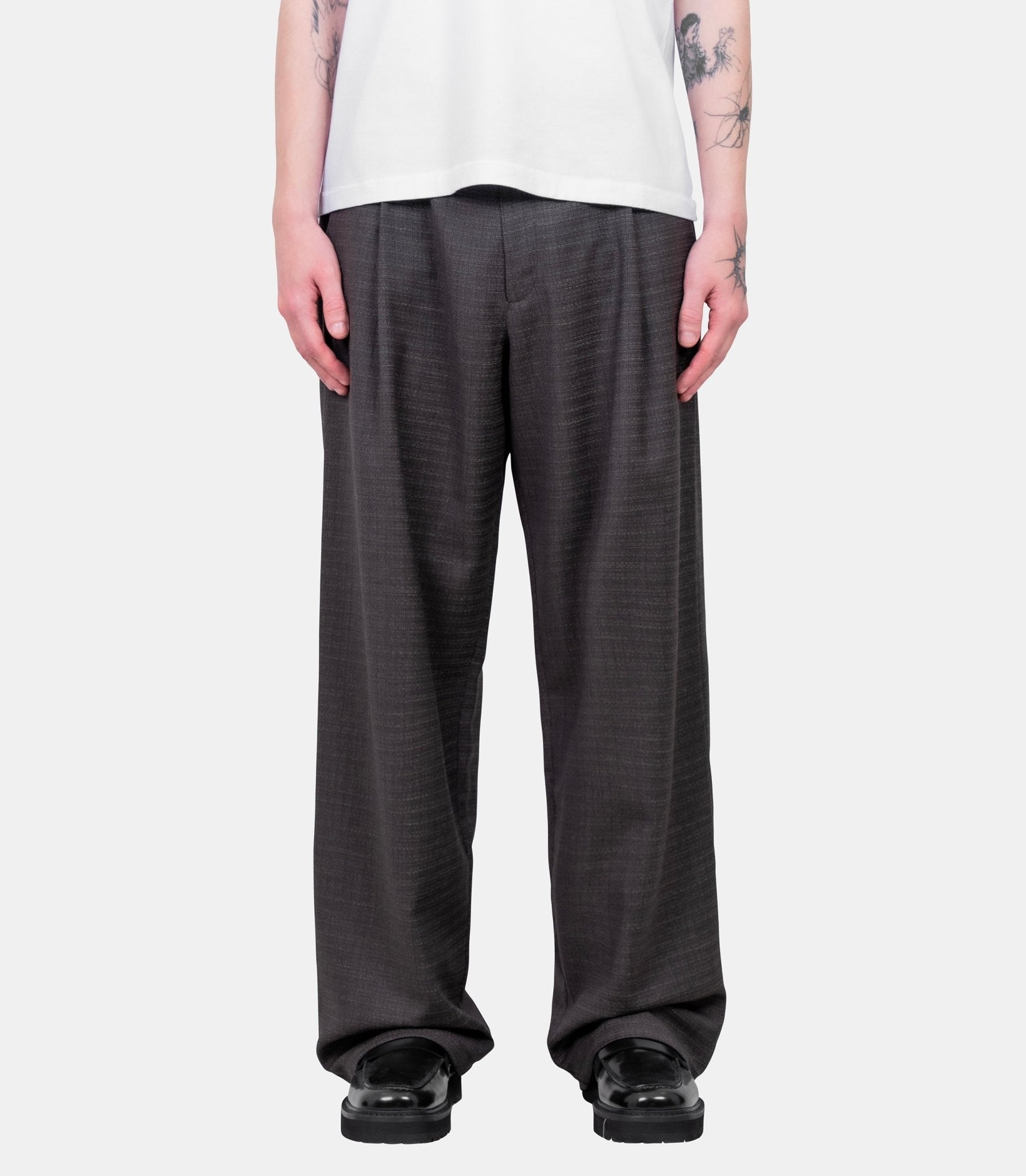 Pantalon clear - BROWNMELANGE-PANTS-S - Vous décidez