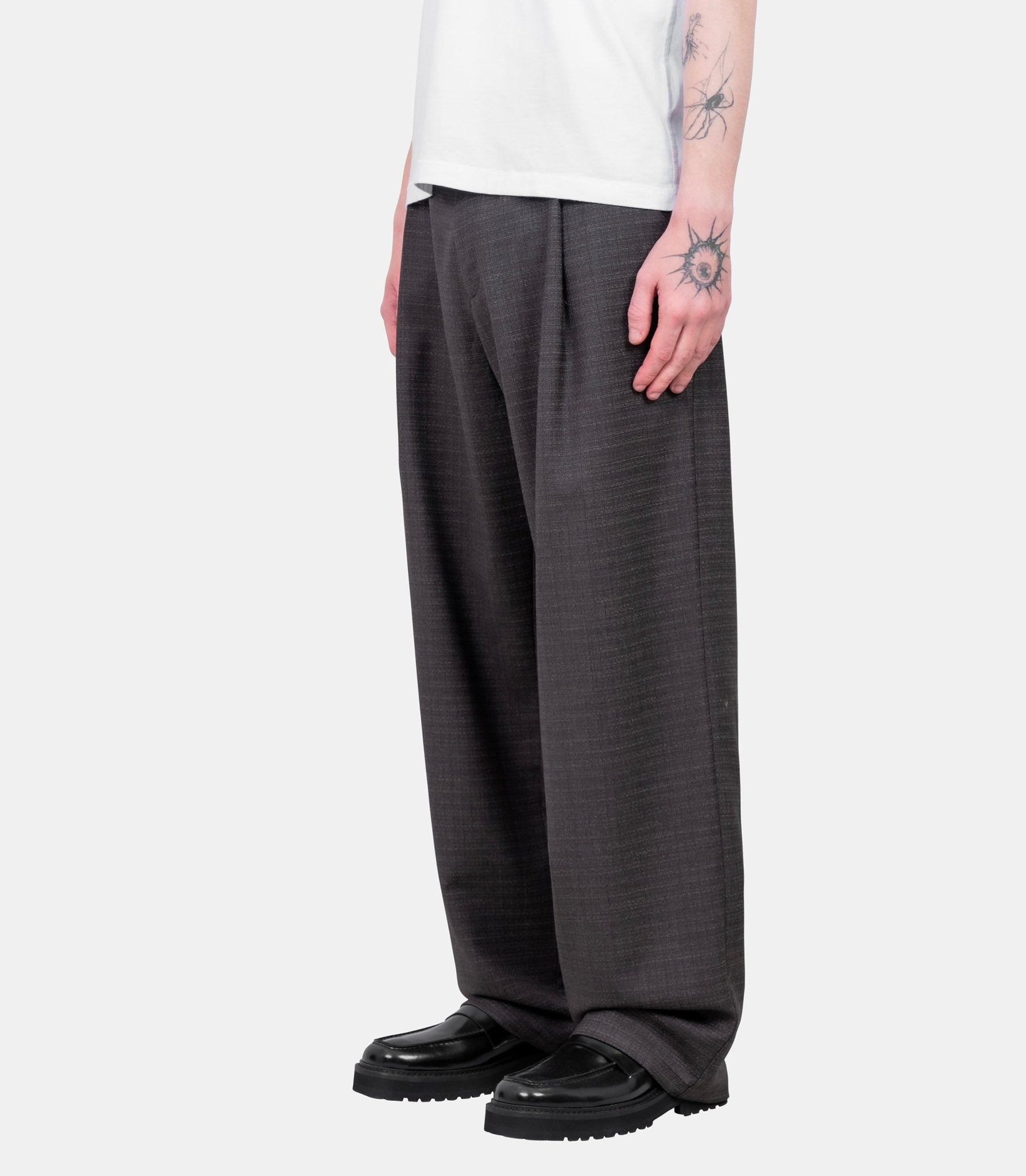 Pantalon clear - BROWNMELANGE-PANTS-S - Vous décidez