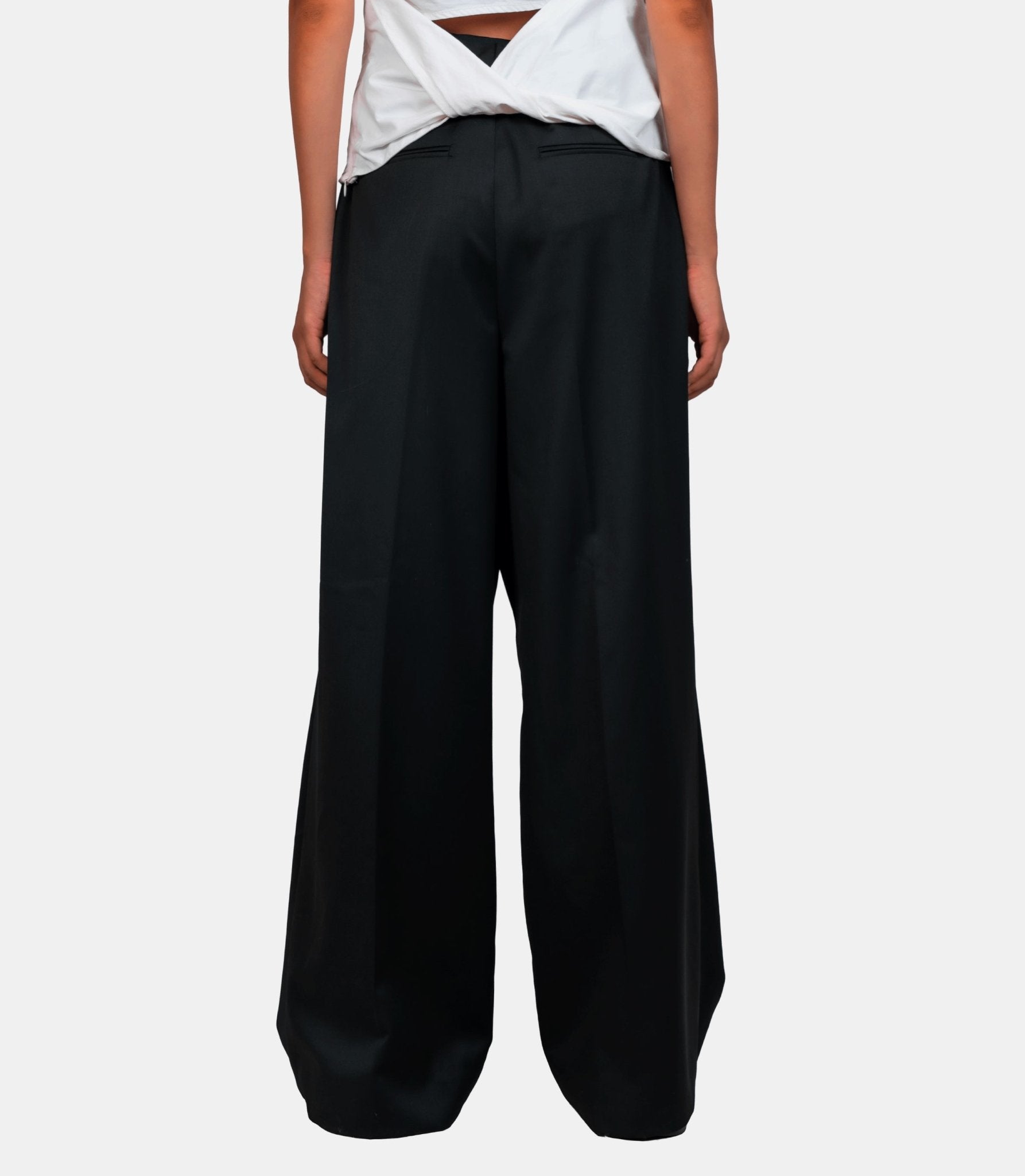 Pantalon croisé - W0799 - 099 - 34 - Ganni