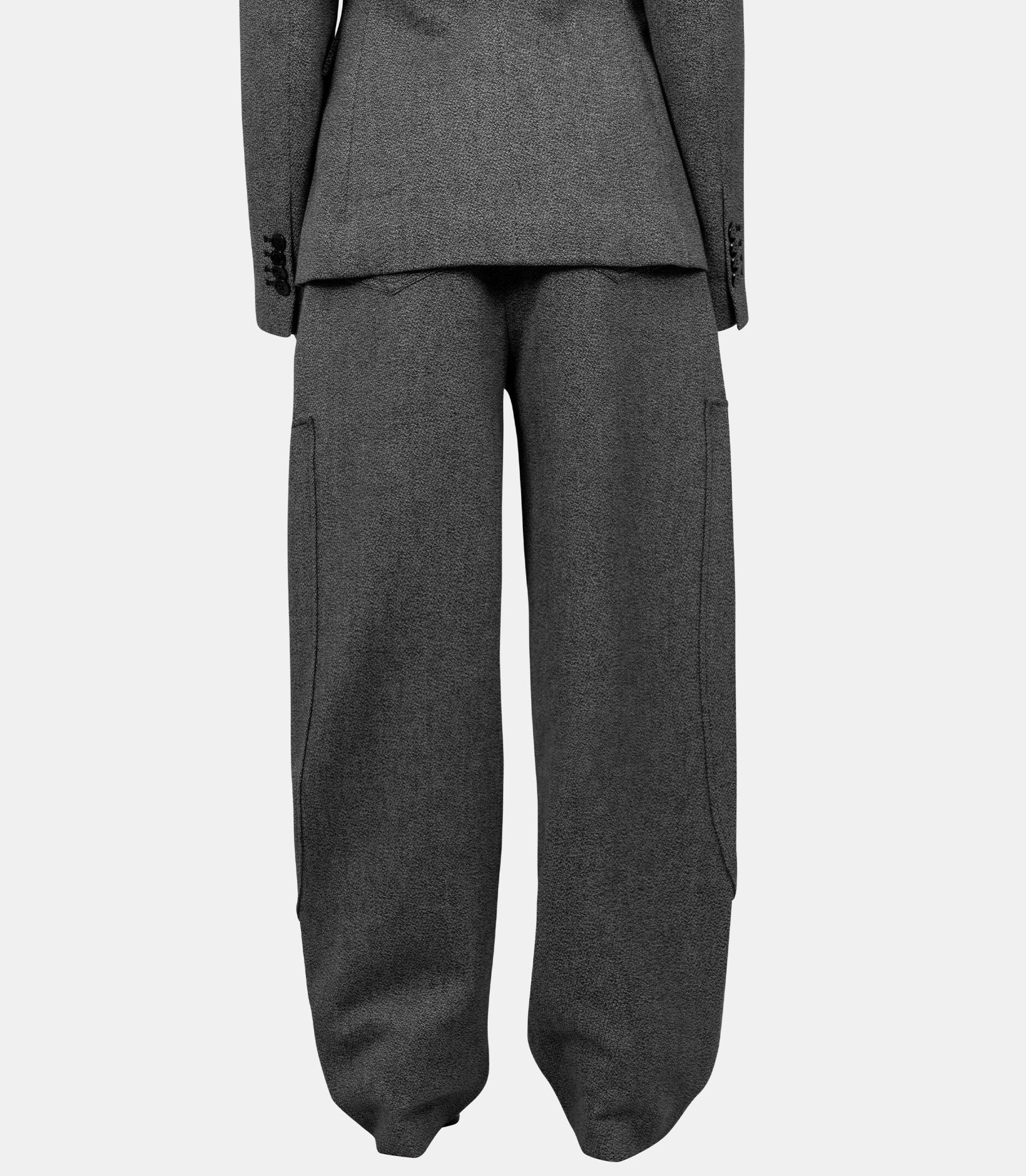 Pantalon de costume mouliné - A1080060-099-34 - Ganni