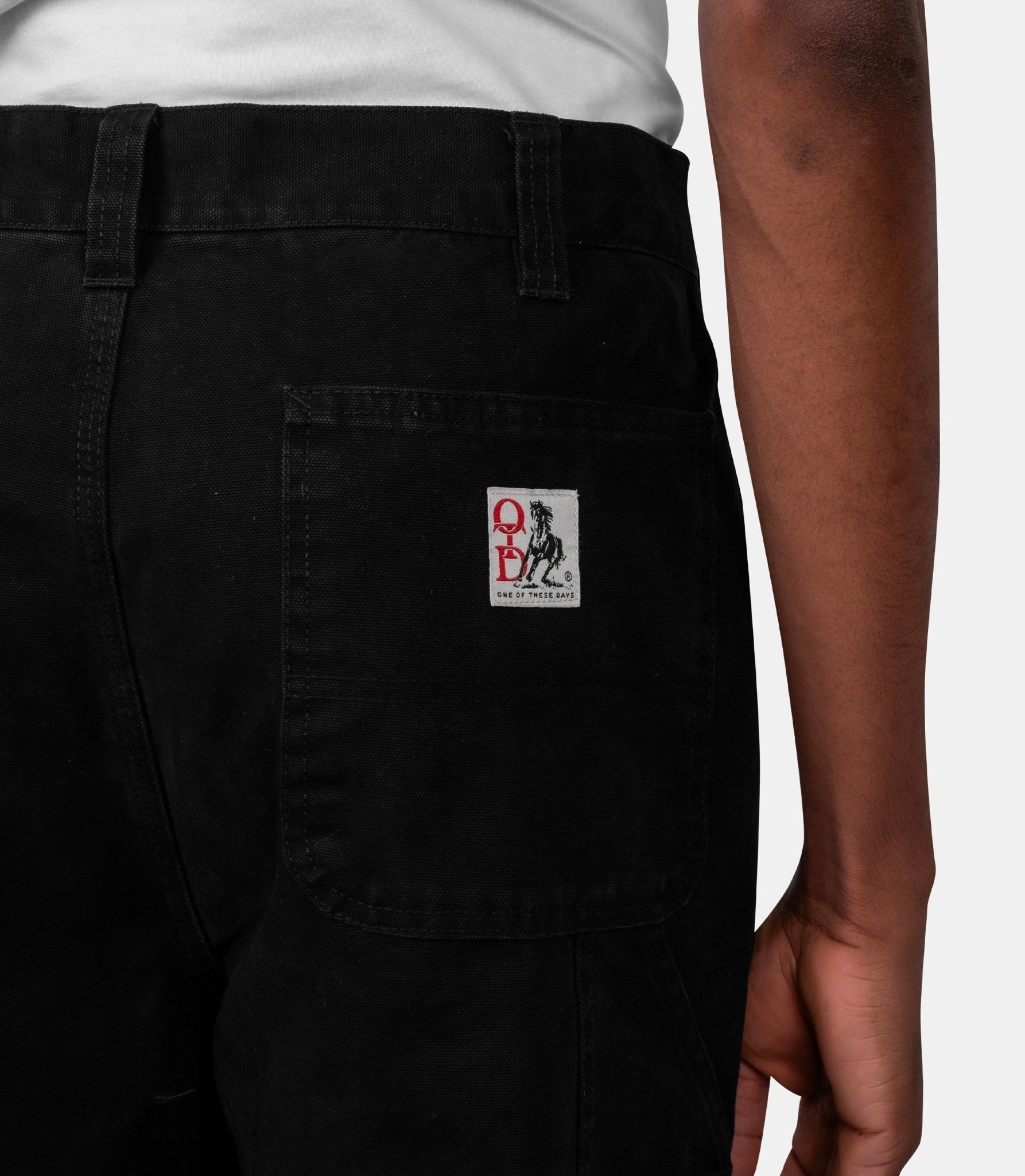 Pantalon de peintre - 01D-12-007-WASHEDBLACK-S - One of these days