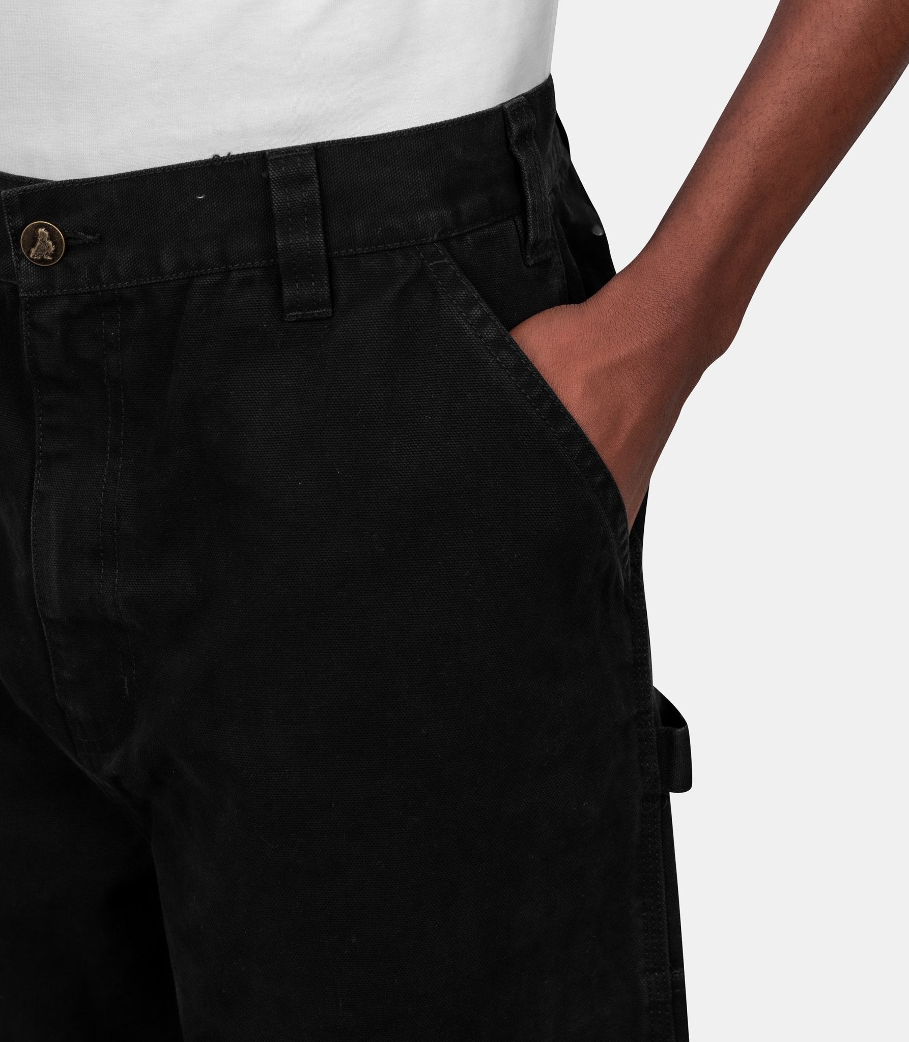 Pantalon de peintre - 01D-12-007-WASHEDBLACK-S - One of these days