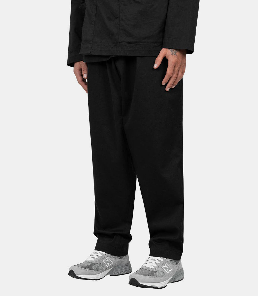 Pantalon de survêtement à plis00134 - BLACK - FW24 - 28Universal works.