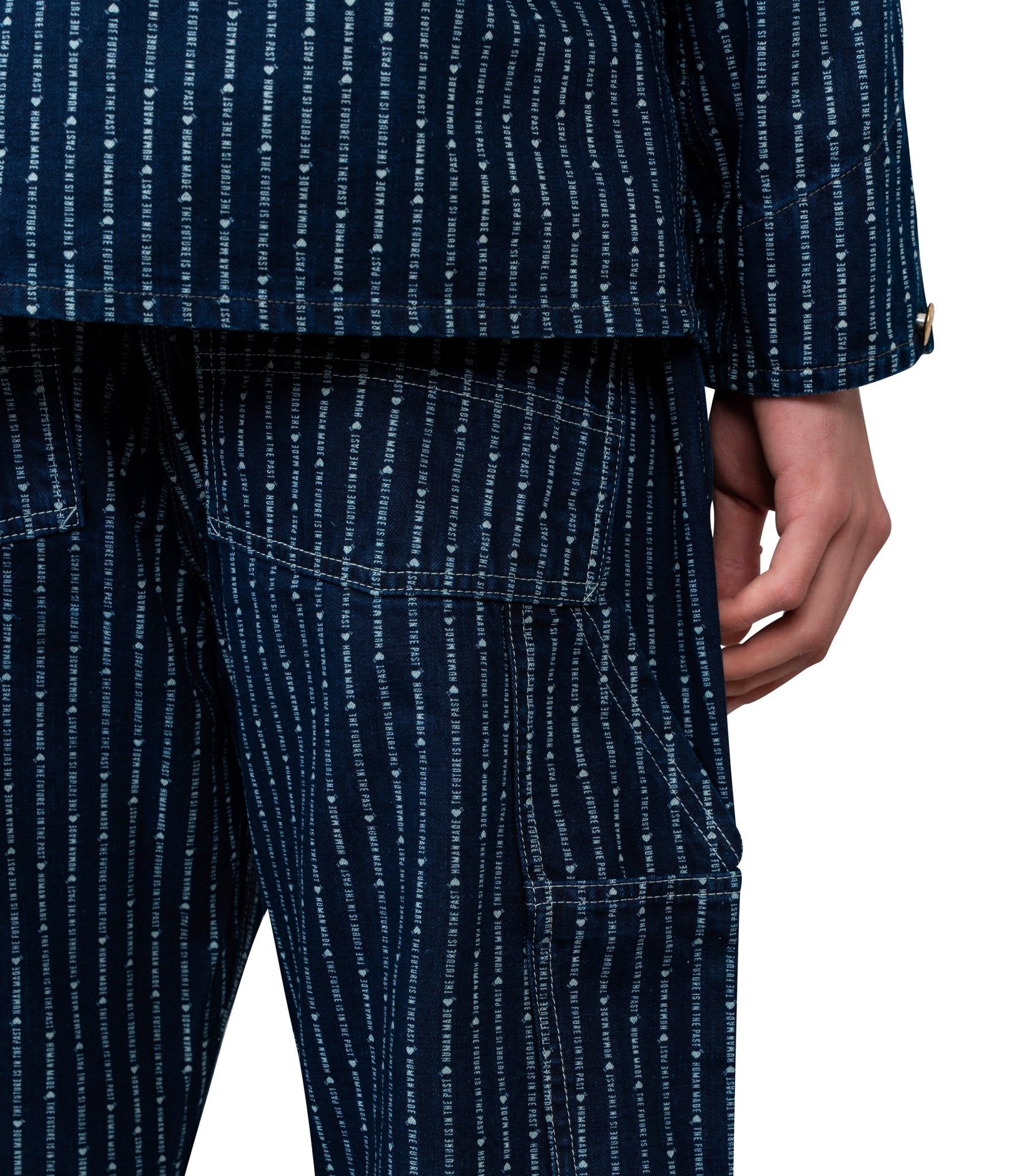 Pantalon de travail en jean wabash - HM29PT005 - M - Human made