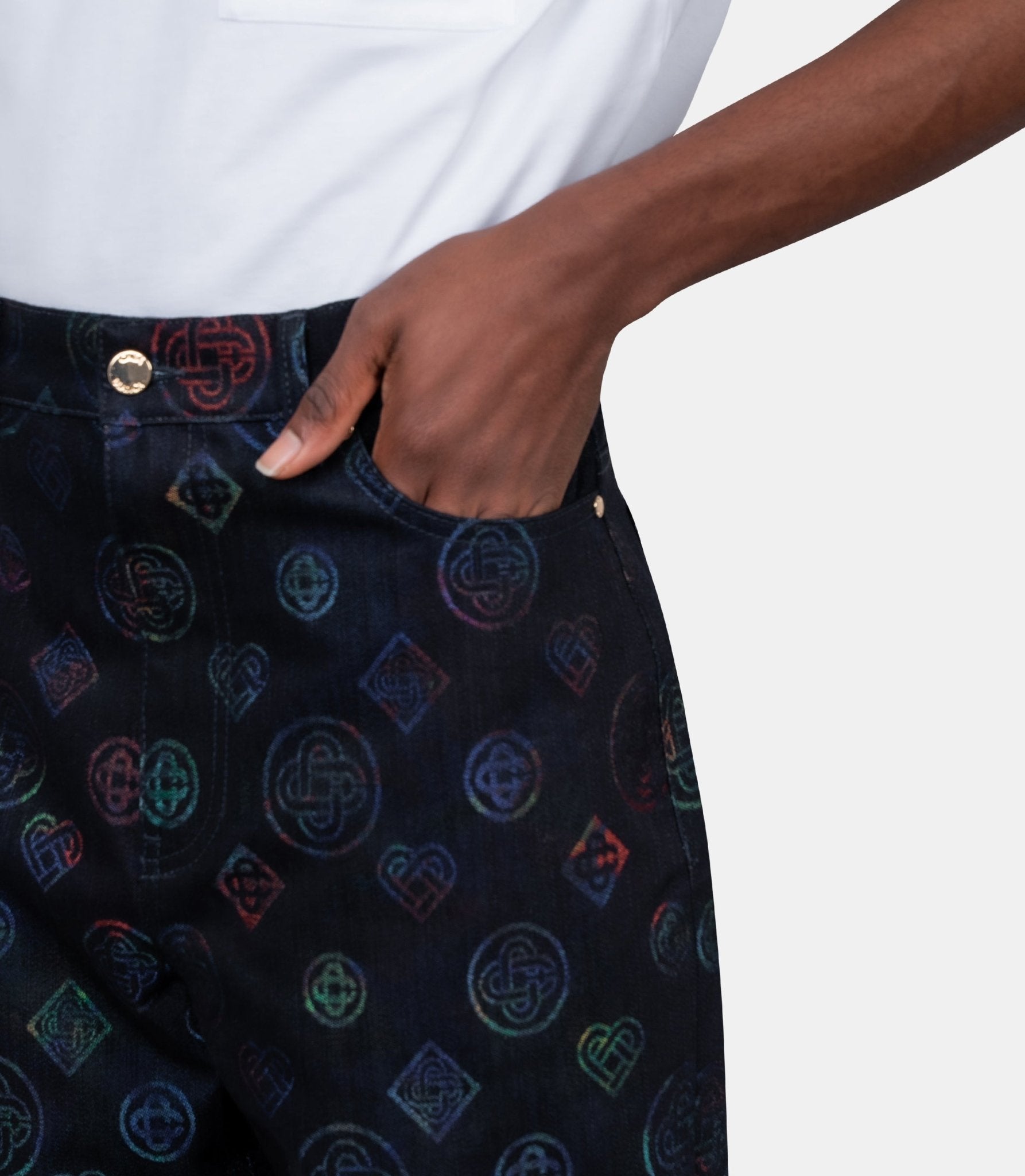 Pantalon denim - M-SP26-TR-384-01-30 - Casablanca