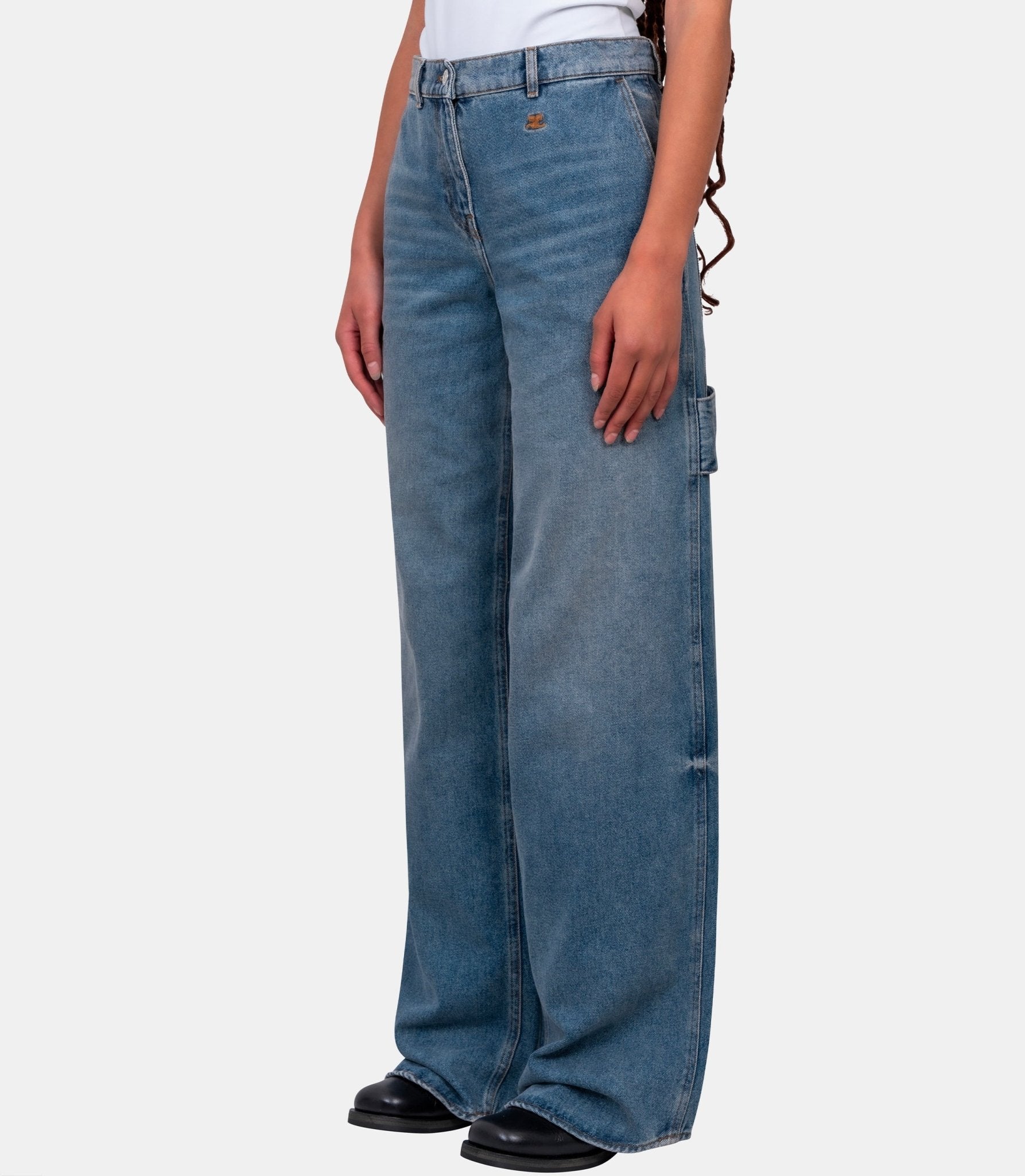 Pantalon denim hammer - 126DPA692DE0058-7055-25 - Courrèges