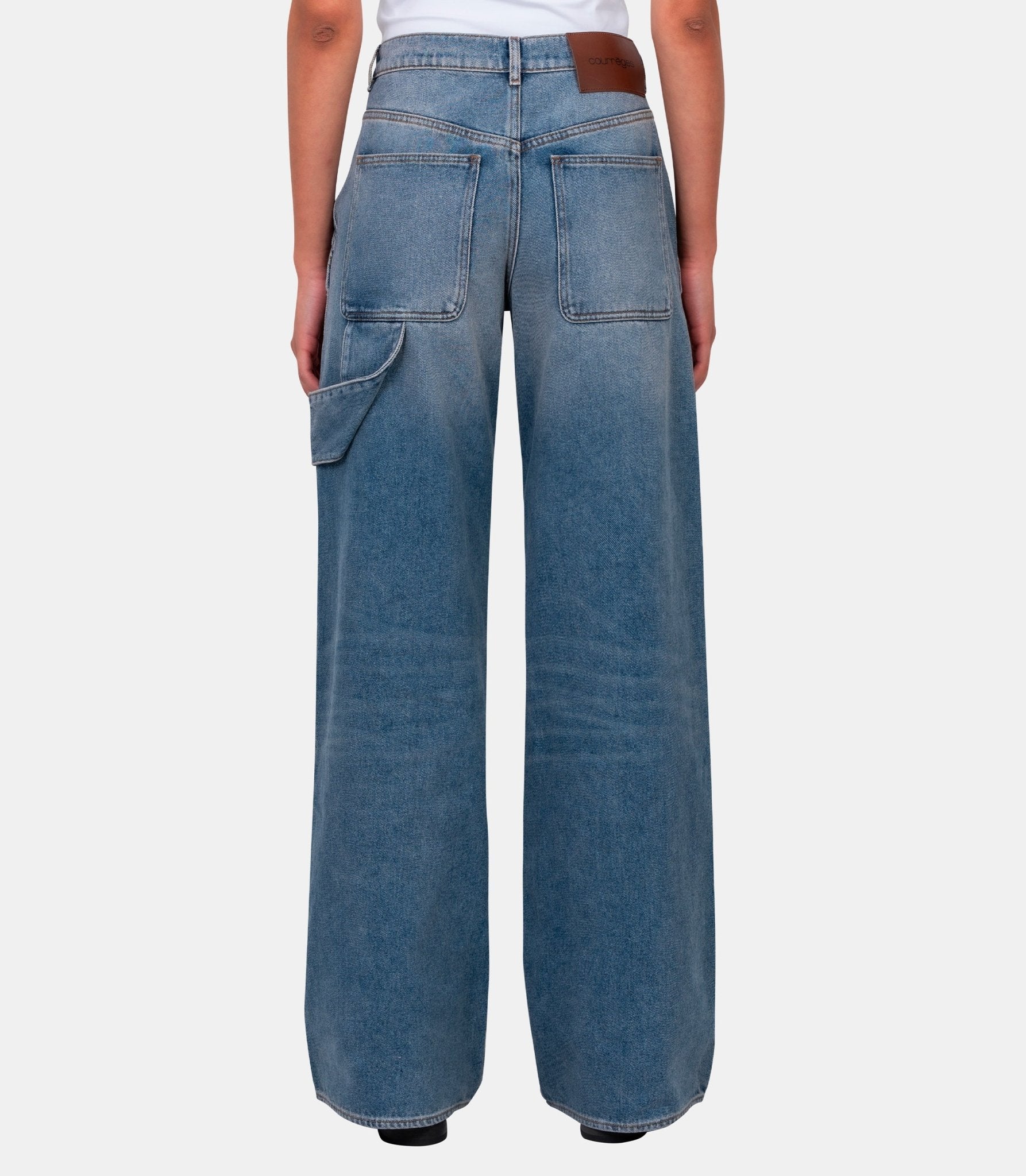 Pantalon denim hammer - 126DPA692DE0058-7055-25 - Courrèges