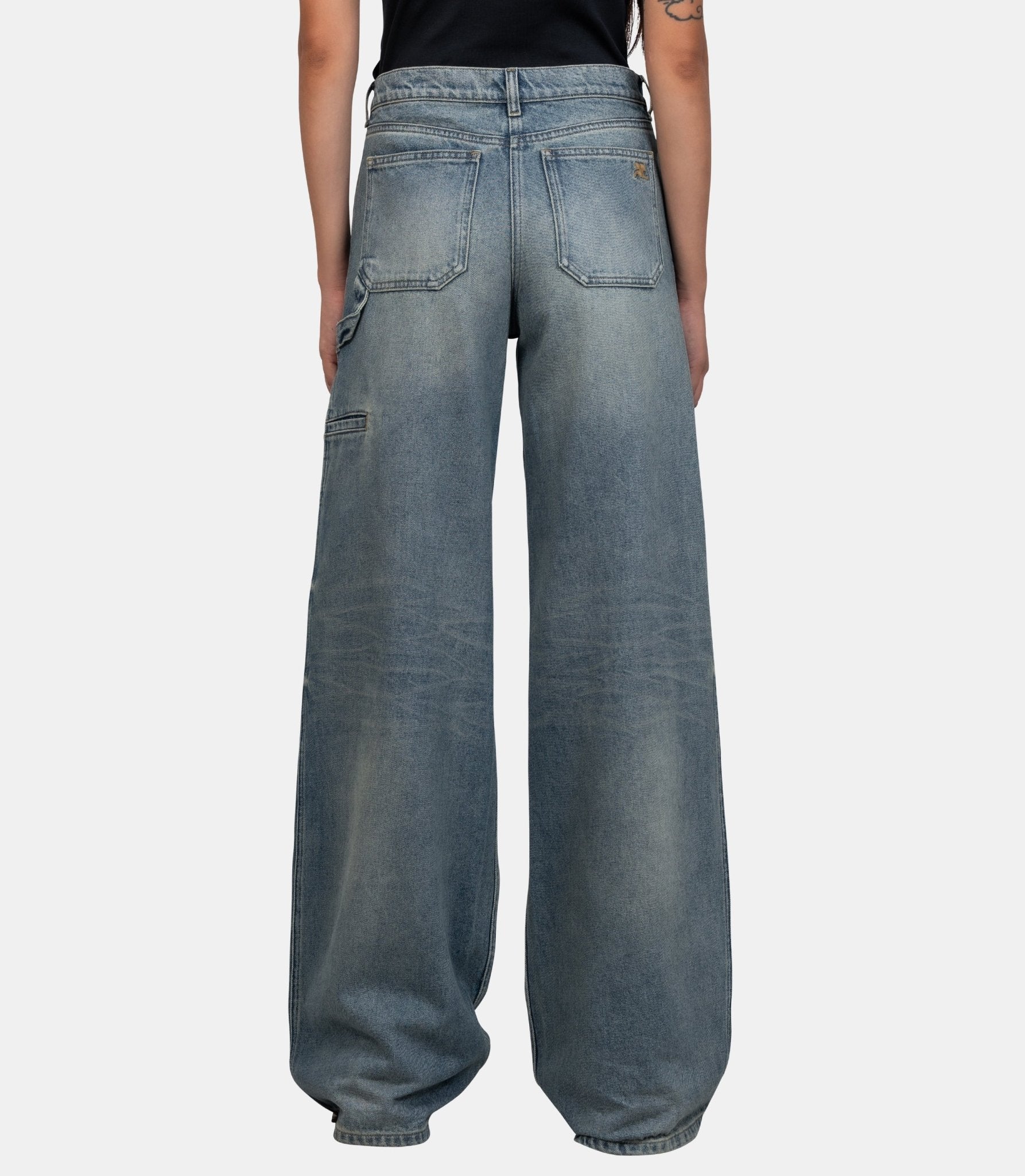 Pantalon denim hammer - VESDPA253DE0041 - 7052 - 25 - Courrèges