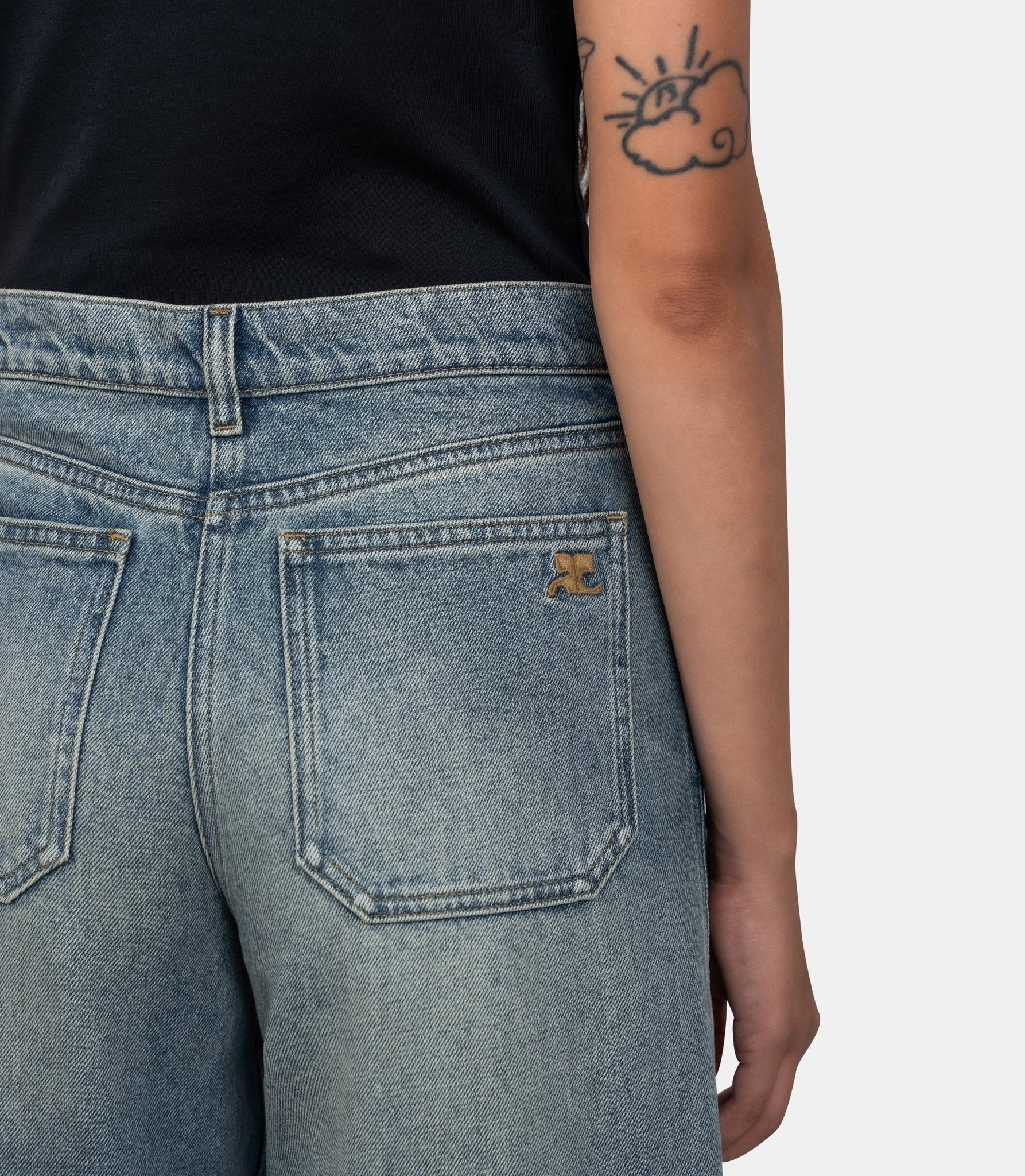 Pantalon denim hammer - VESDPA253DE0041 - 7052 - 25 - Courrèges