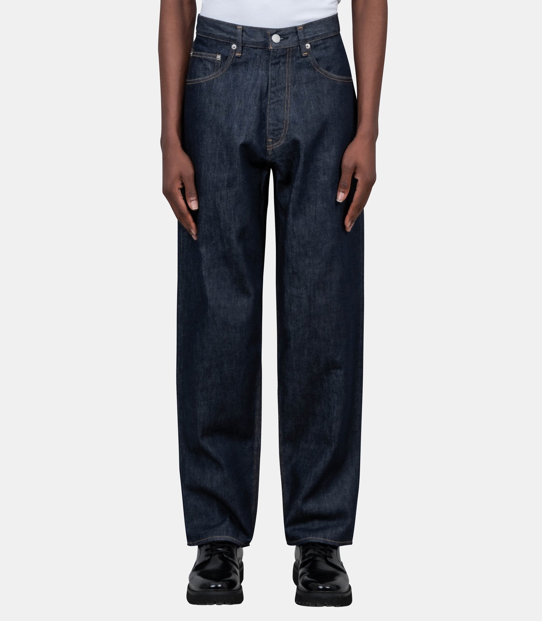 Pantalon denim hard twist - A00P03DM -30 - Auralee