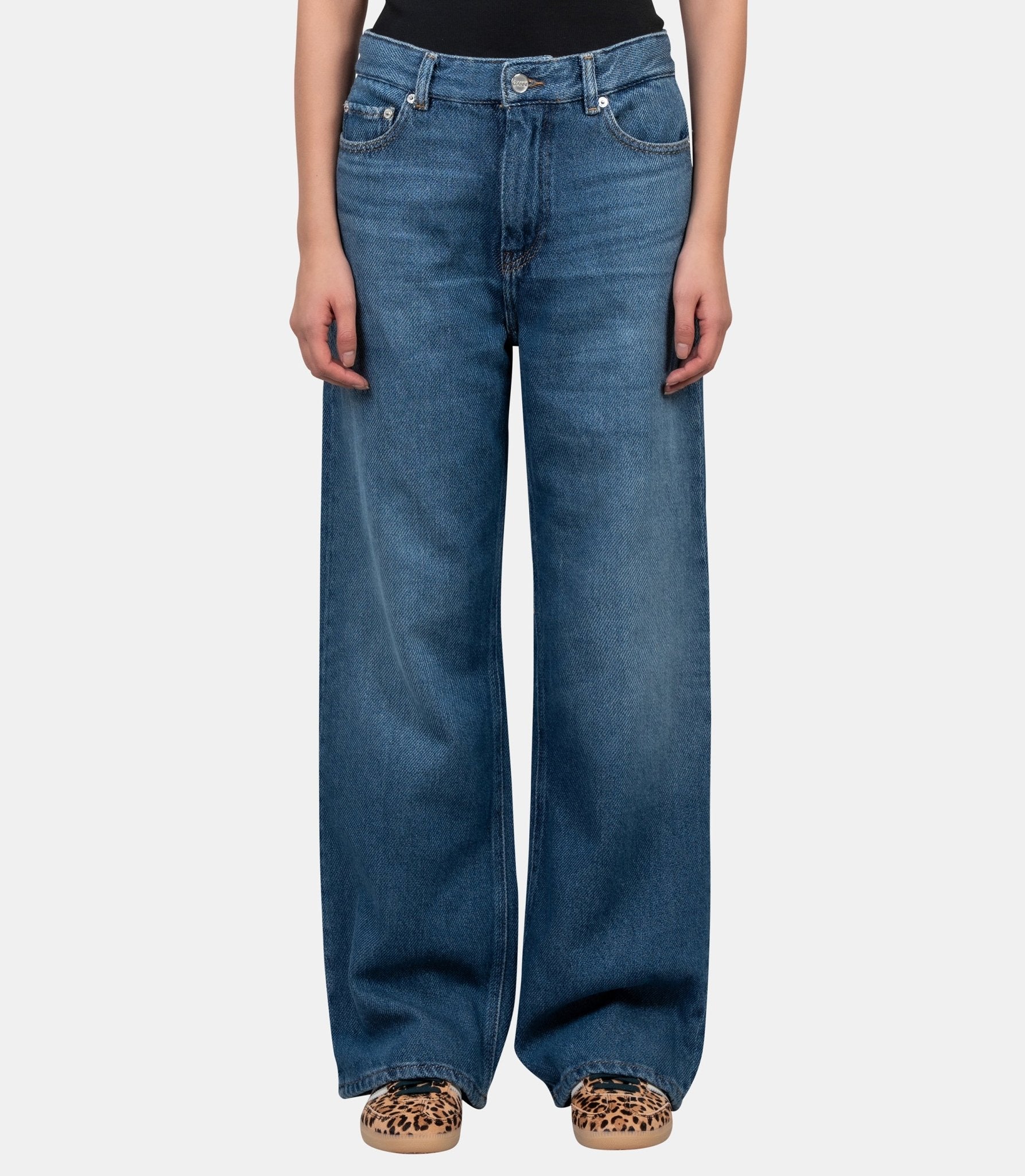 Pantalon denim izey - A1100044-569-24 - Ganni