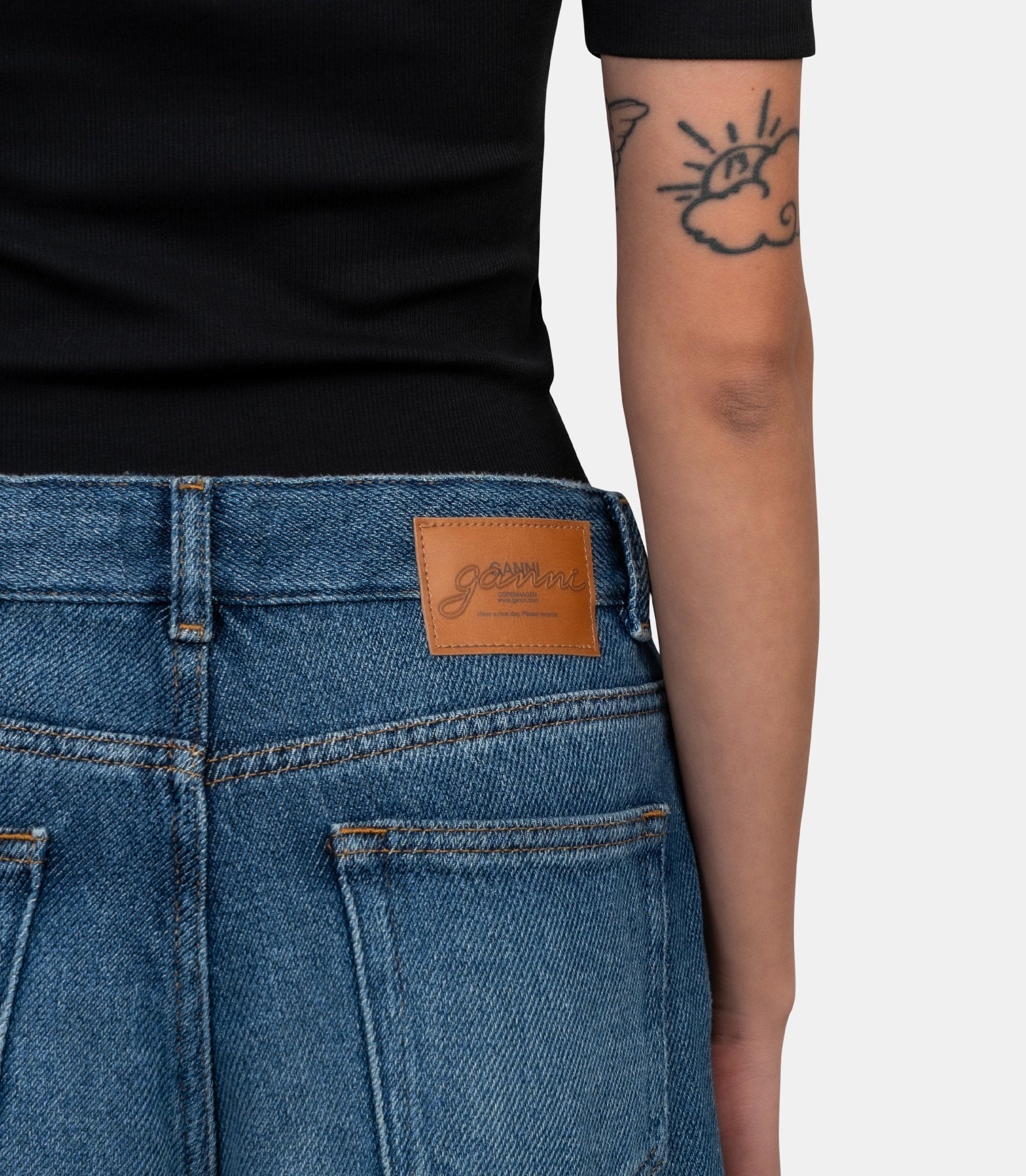 Pantalon denim izey - A1100044-569-24 - Ganni