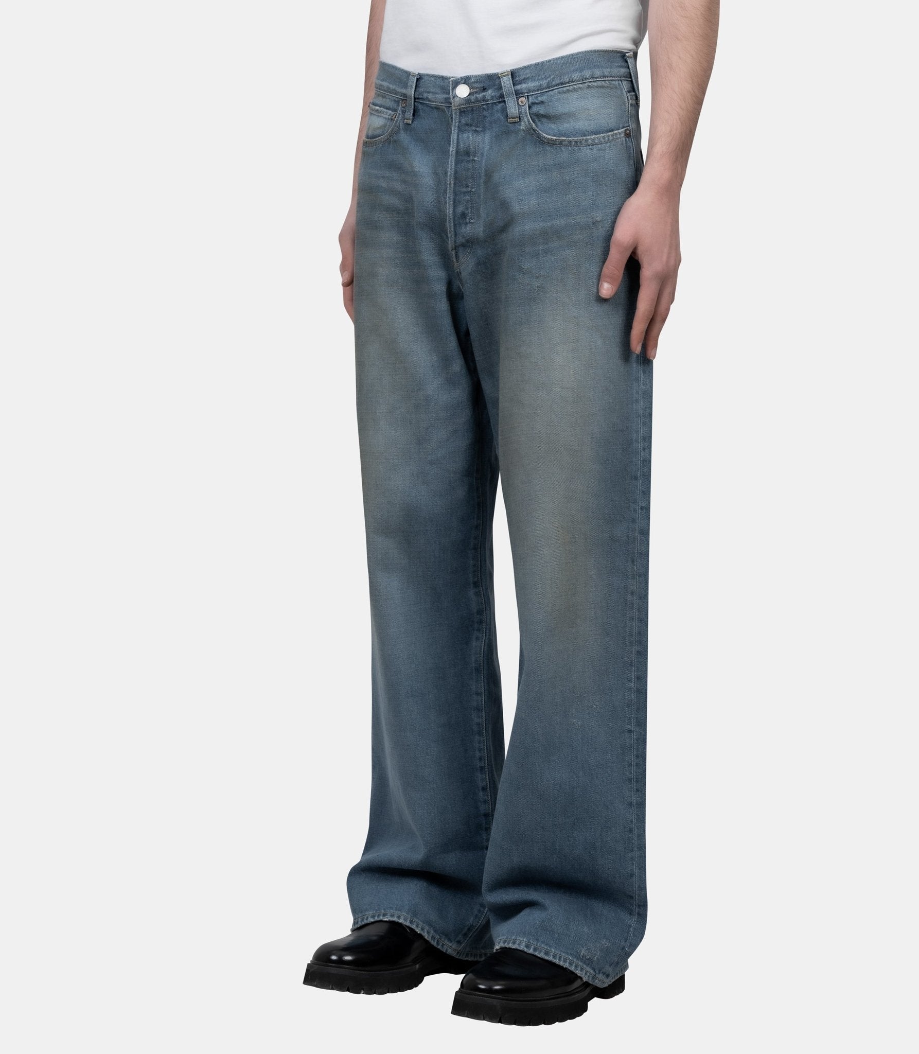 Pantalon denim large - ST.1391-INDIGO-S - Ssstein