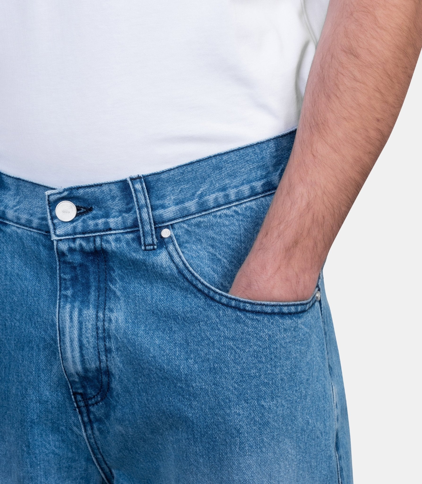 Pantalon denim logo circle - SS26-171P-28 - Arte