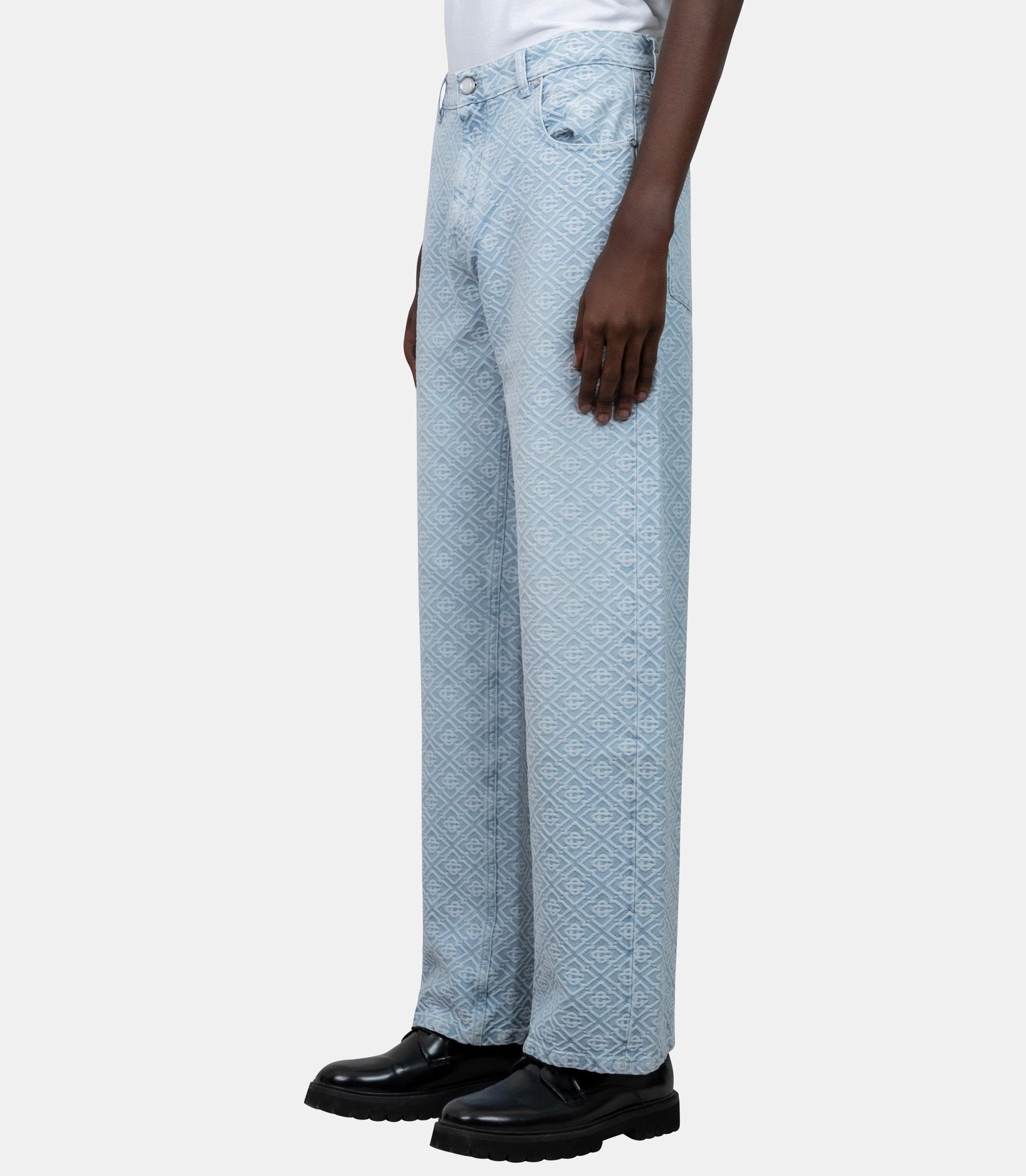 Pantalon denim monogram-M-PF26-DN-009-01-30-Casablanca
