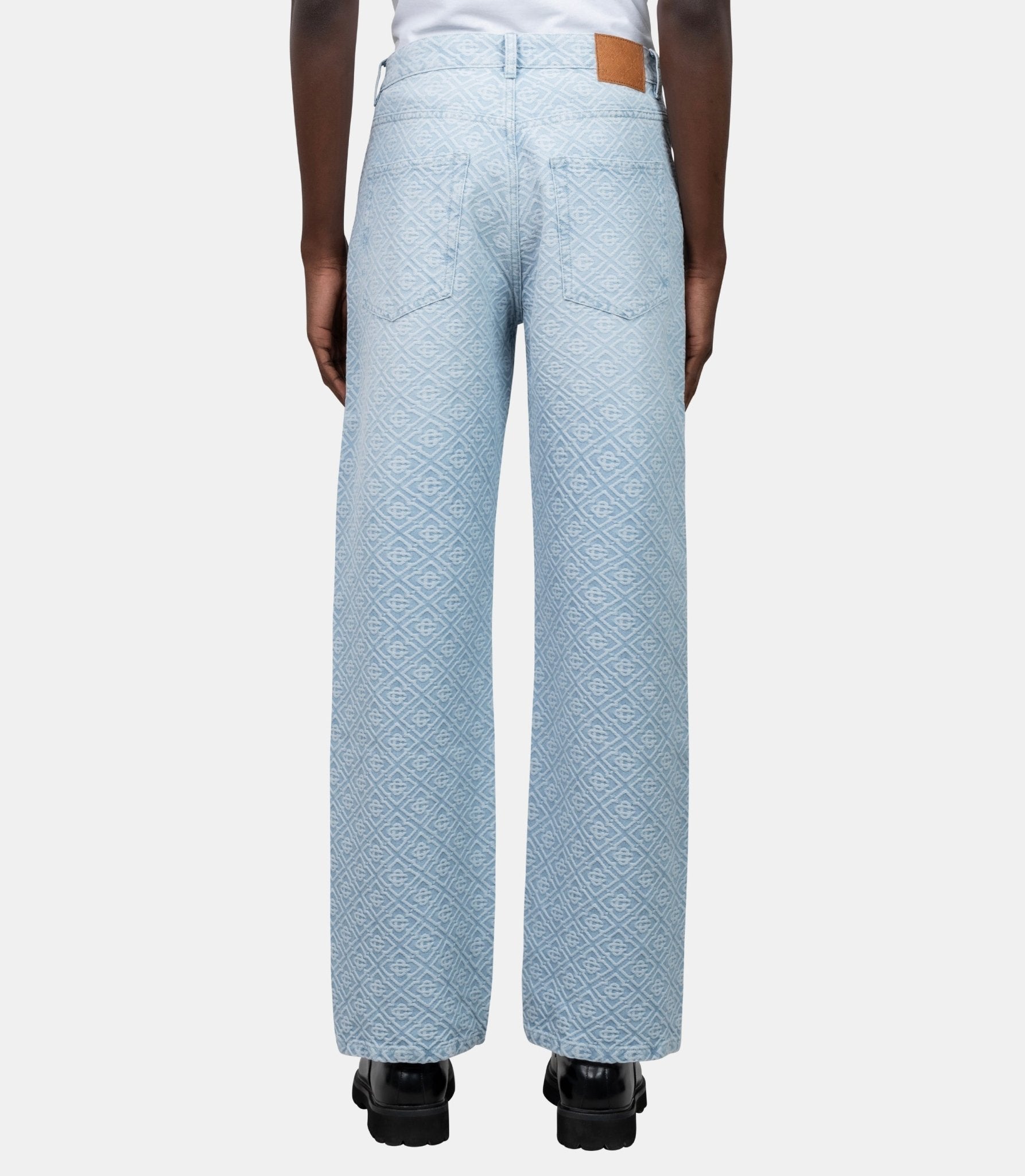 Pantalon denim monogram-M-PF26-DN-009-01-30-Casablanca