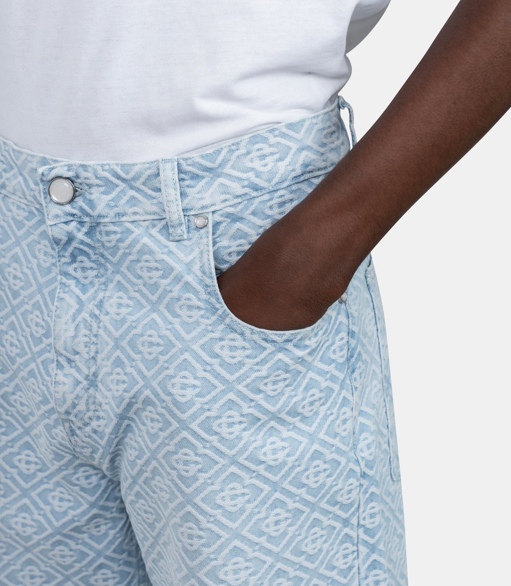 Pantalon denim monogram-M-PF26-DN-009-01-30-Casablanca